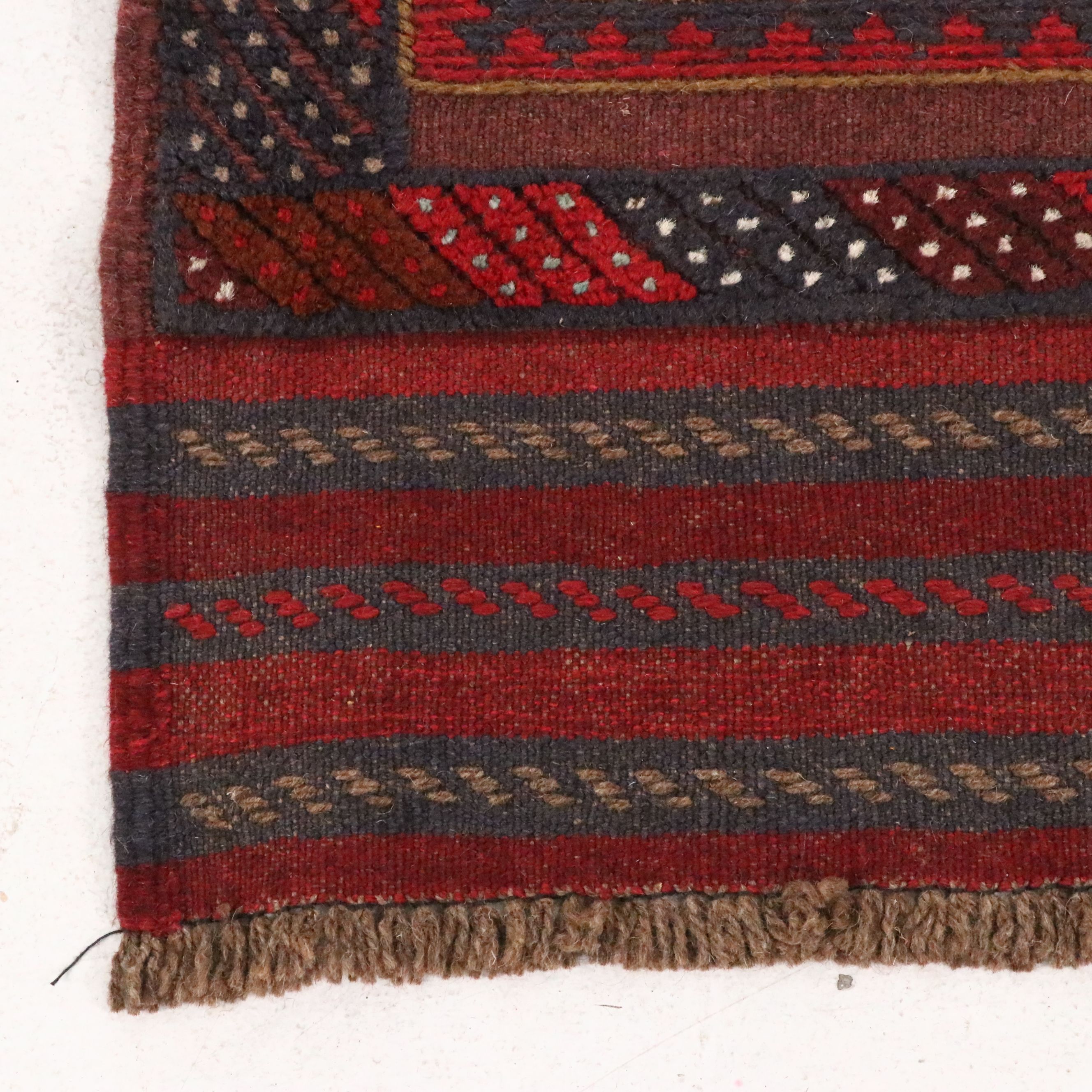 2'4 x 11'3 Handwoven Afghan Mashwani Carpet Runner