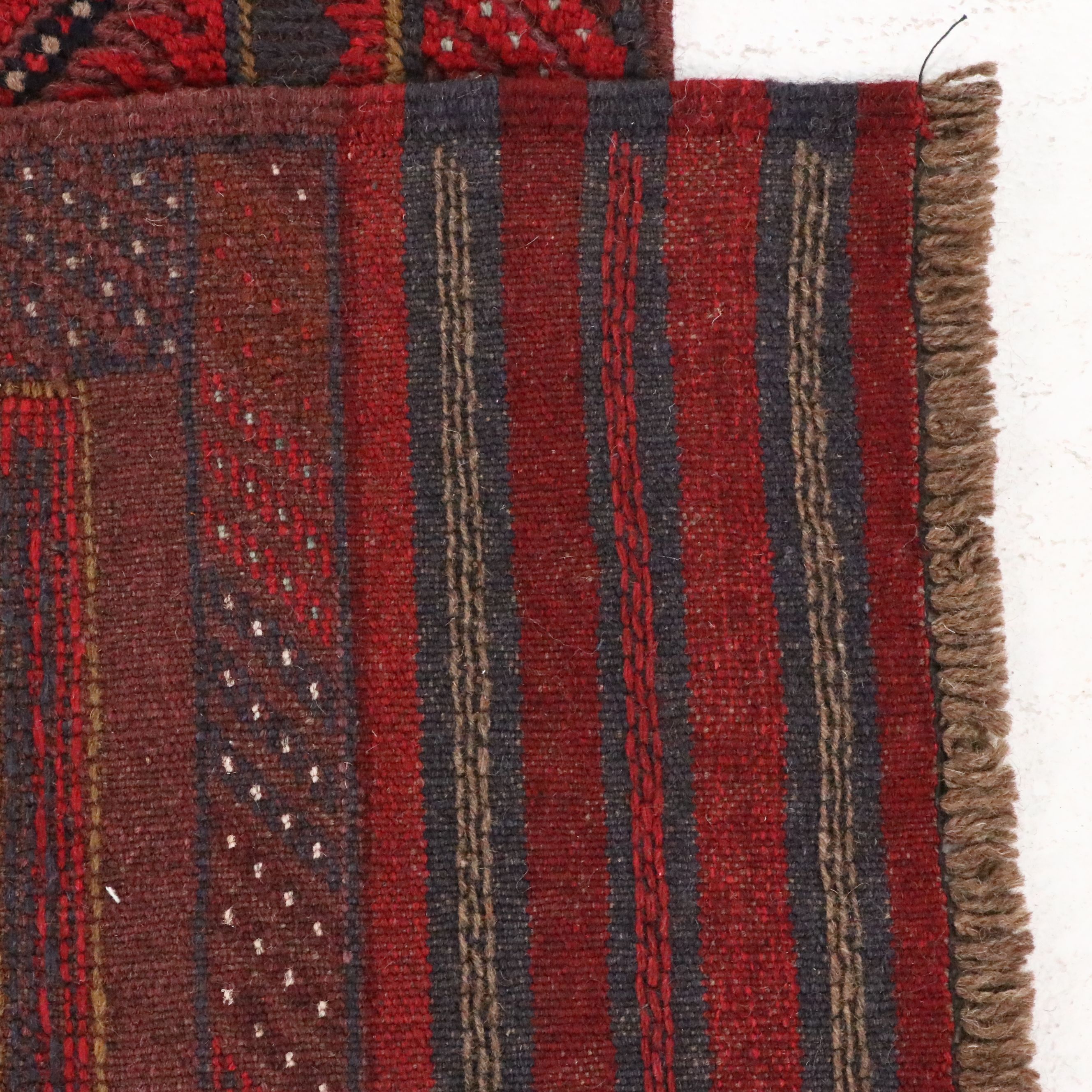 2'4 x 11'3 Handwoven Afghan Mashwani Carpet Runner