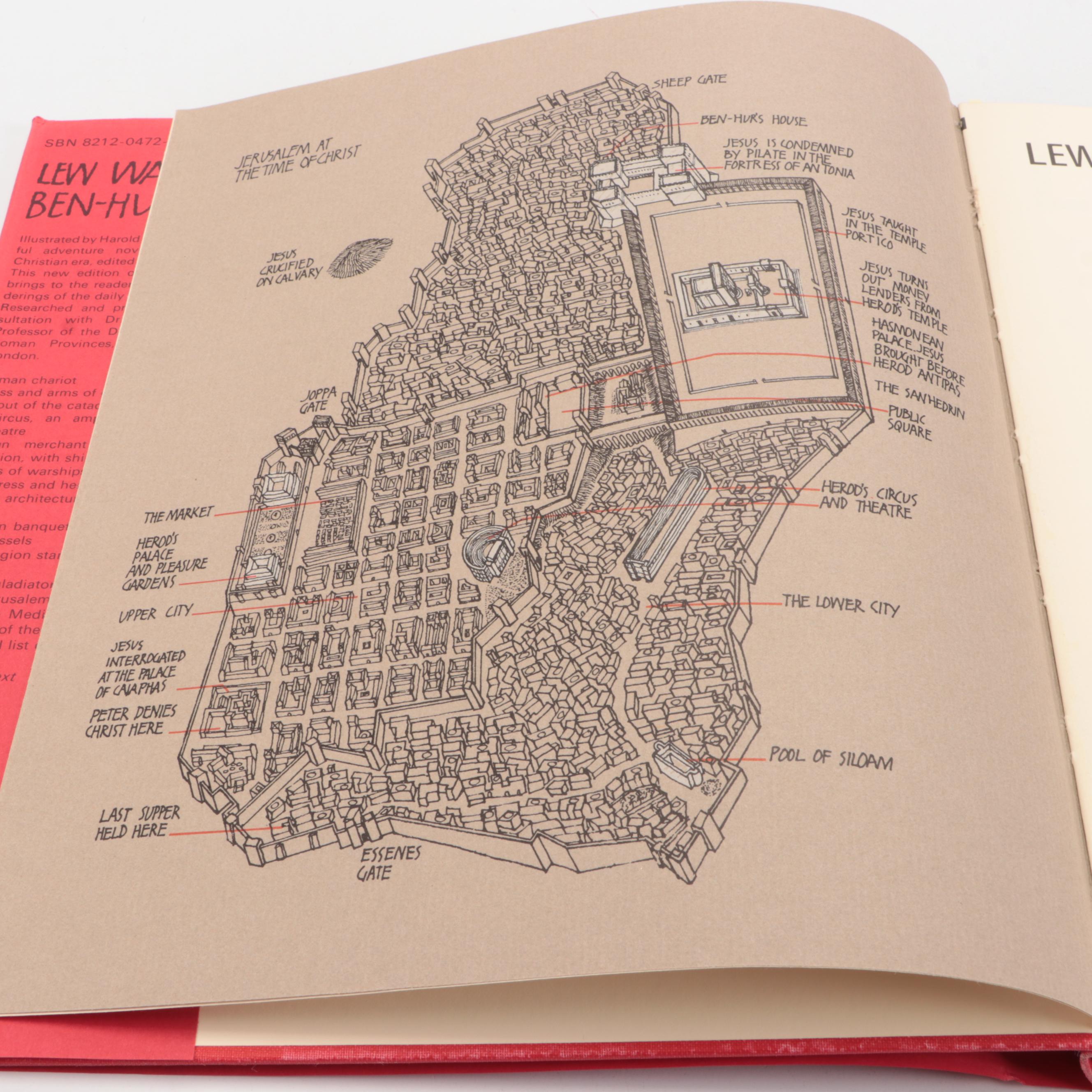 Illustrated "Ben-Hur" by Lew Wallace and "Ivanhoe" by Sir Walter Scott, 1972