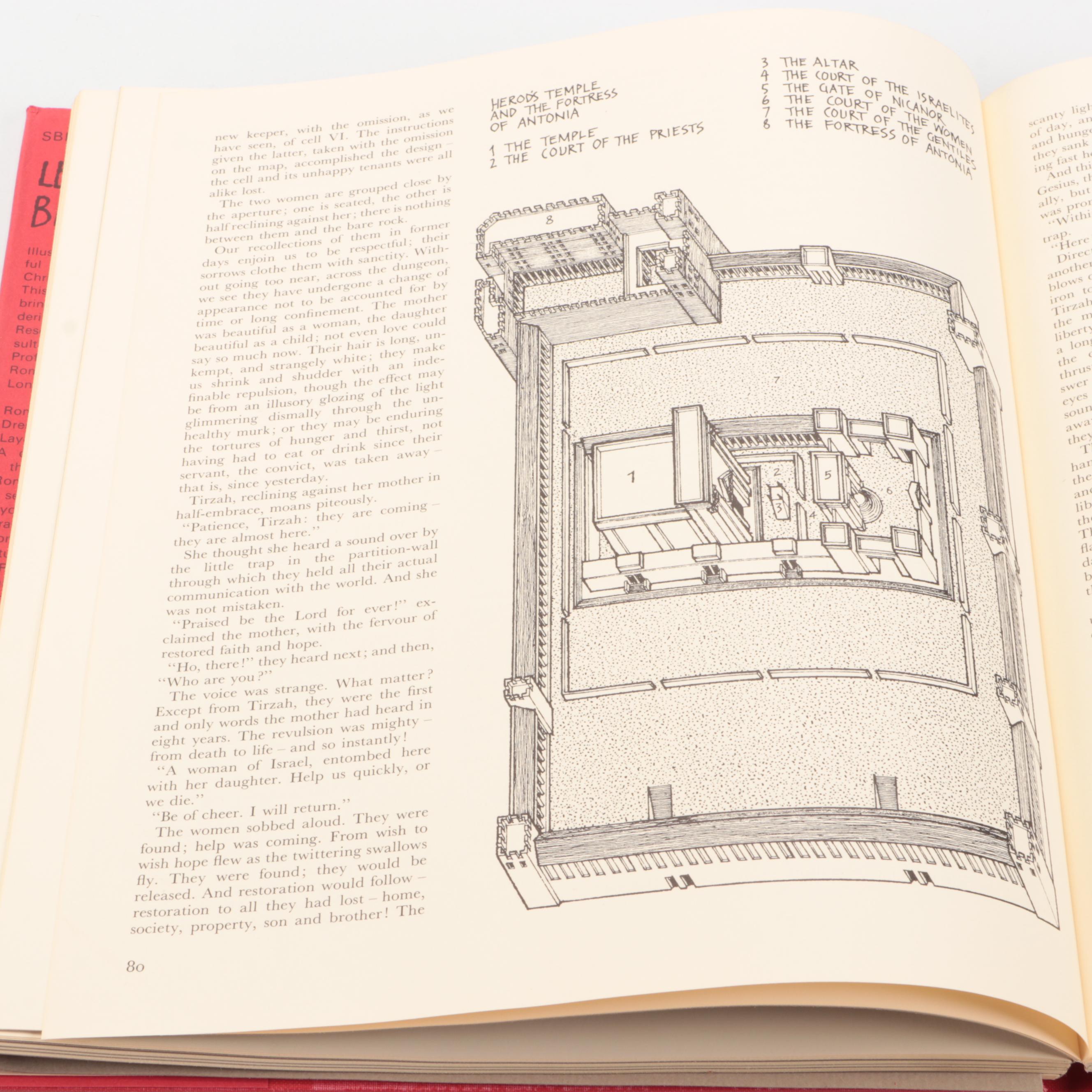 Illustrated "Ben-Hur" by Lew Wallace and "Ivanhoe" by Sir Walter Scott, 1972