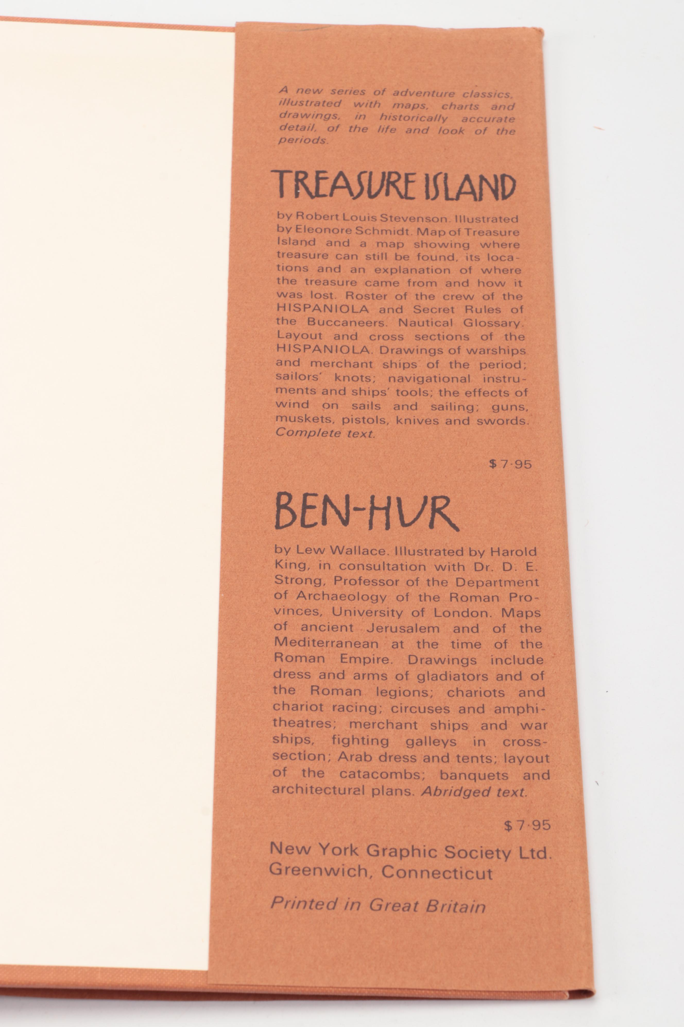 Illustrated "Ben-Hur" by Lew Wallace and "Ivanhoe" by Sir Walter Scott, 1972