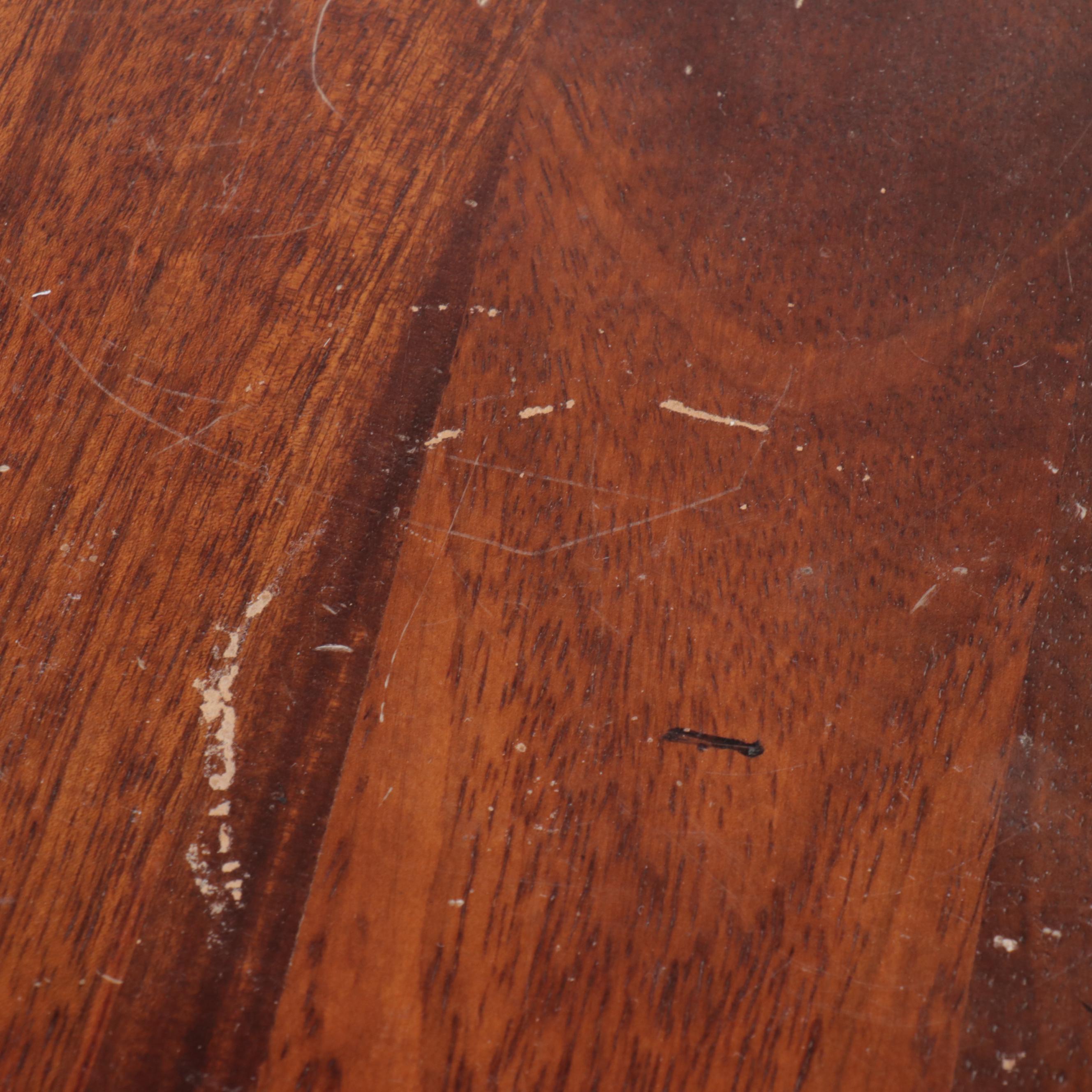 Set of Two Mahogany Nesting Tables