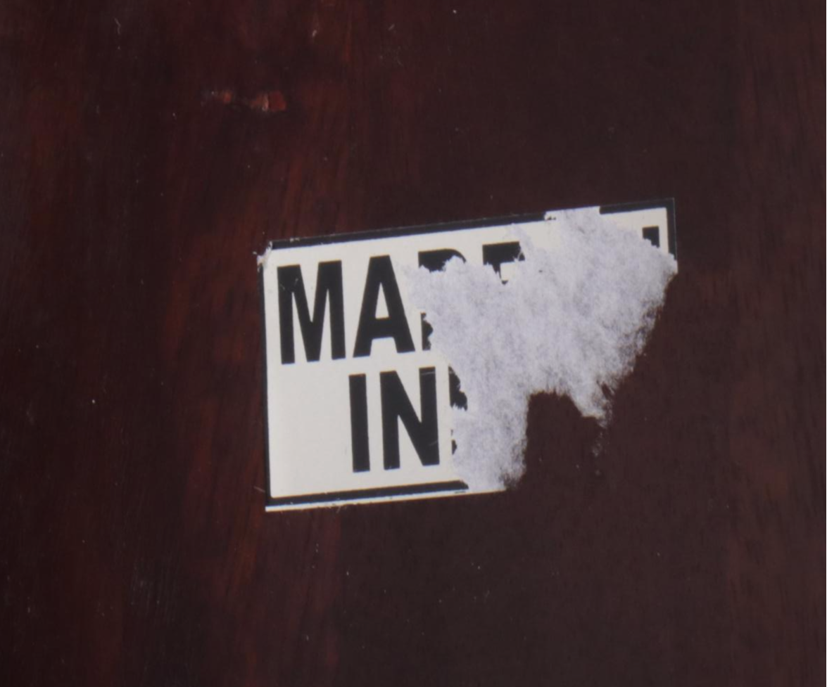 Set of Two Mahogany Nesting Tables