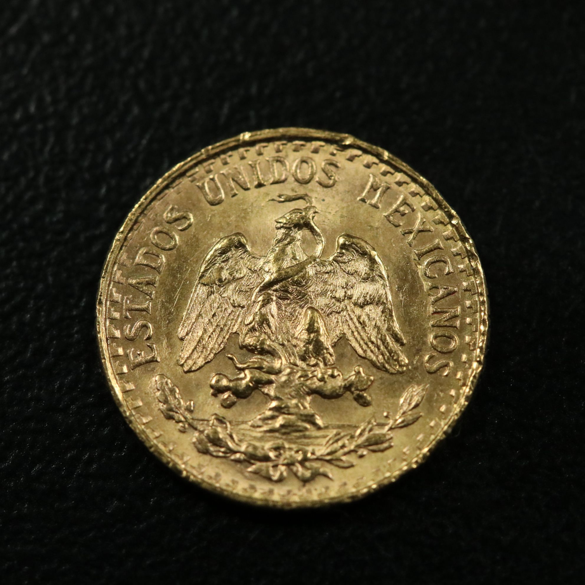 1945 Mexican Dos Pesos Gold Coin Re-strike