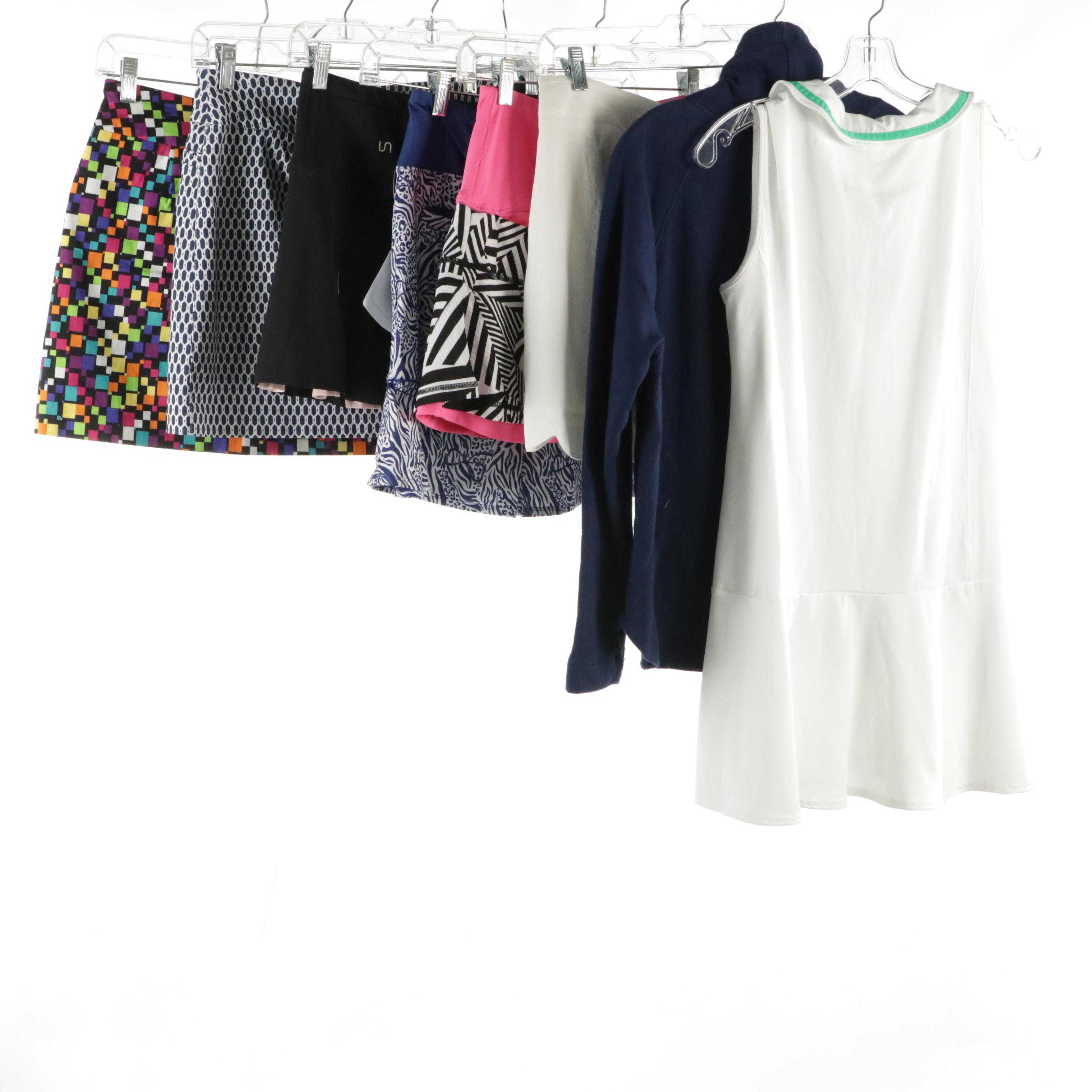 Vineyard Vines and Other Sleeveless Dress, Sweatshirt, and Skorts