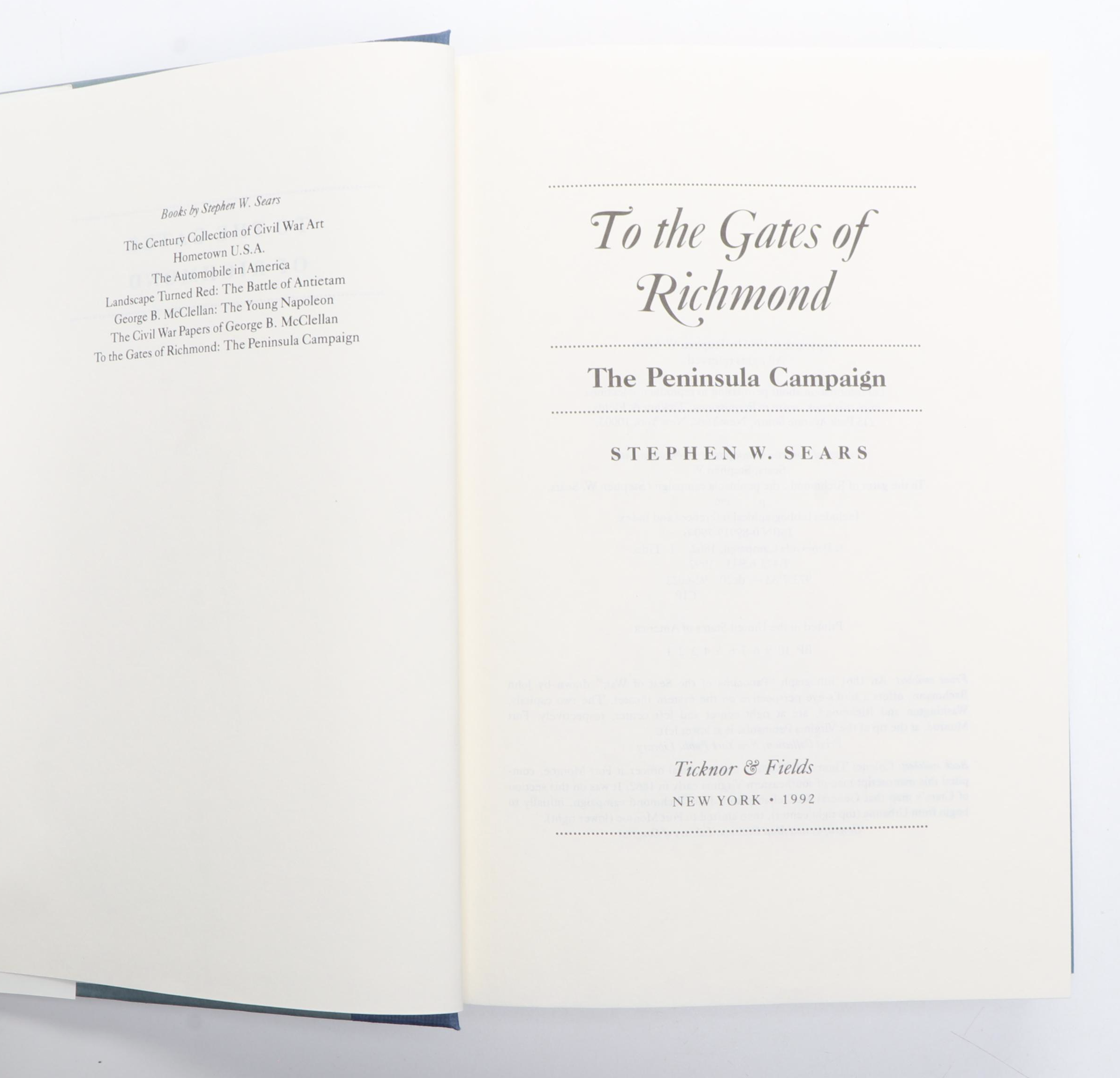 First Edition "River Run Red" by Andrew Ward and More American Civil War Books
