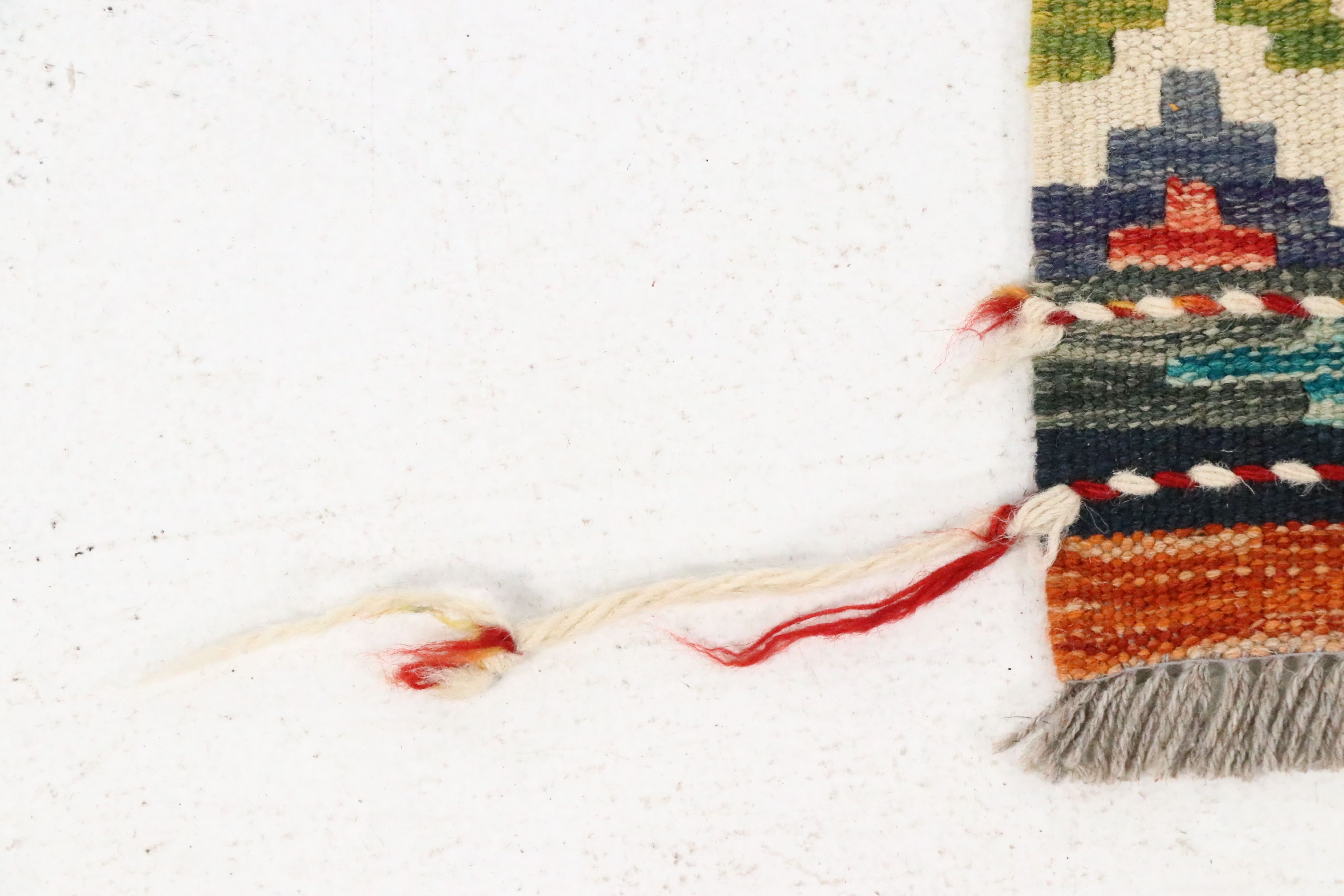 5'9 x 8'5 Handwoven Pakistani Kilim Area Rug