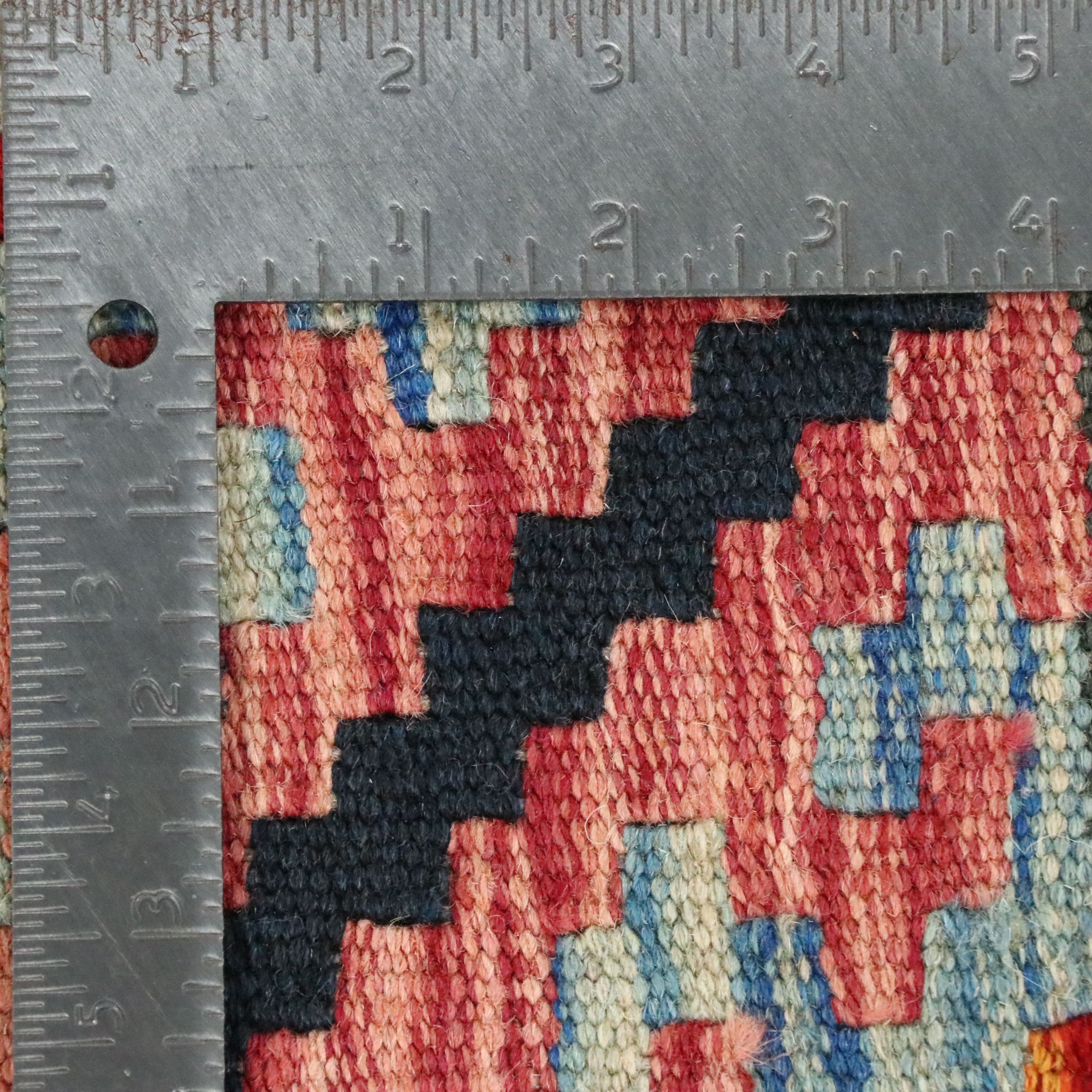 5'9 x 8'5 Handwoven Pakistani Kilim Area Rug