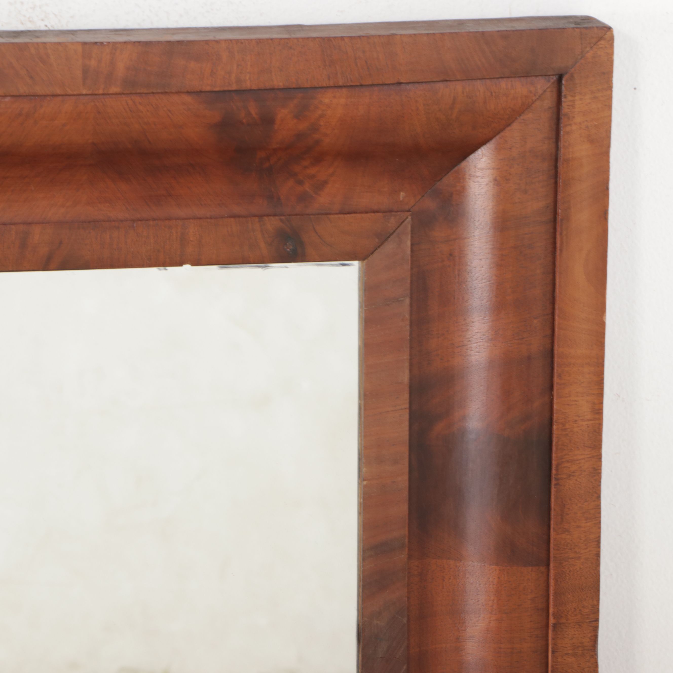 American Victorian Walnut and Other Wooden Frame Wall Mirrors