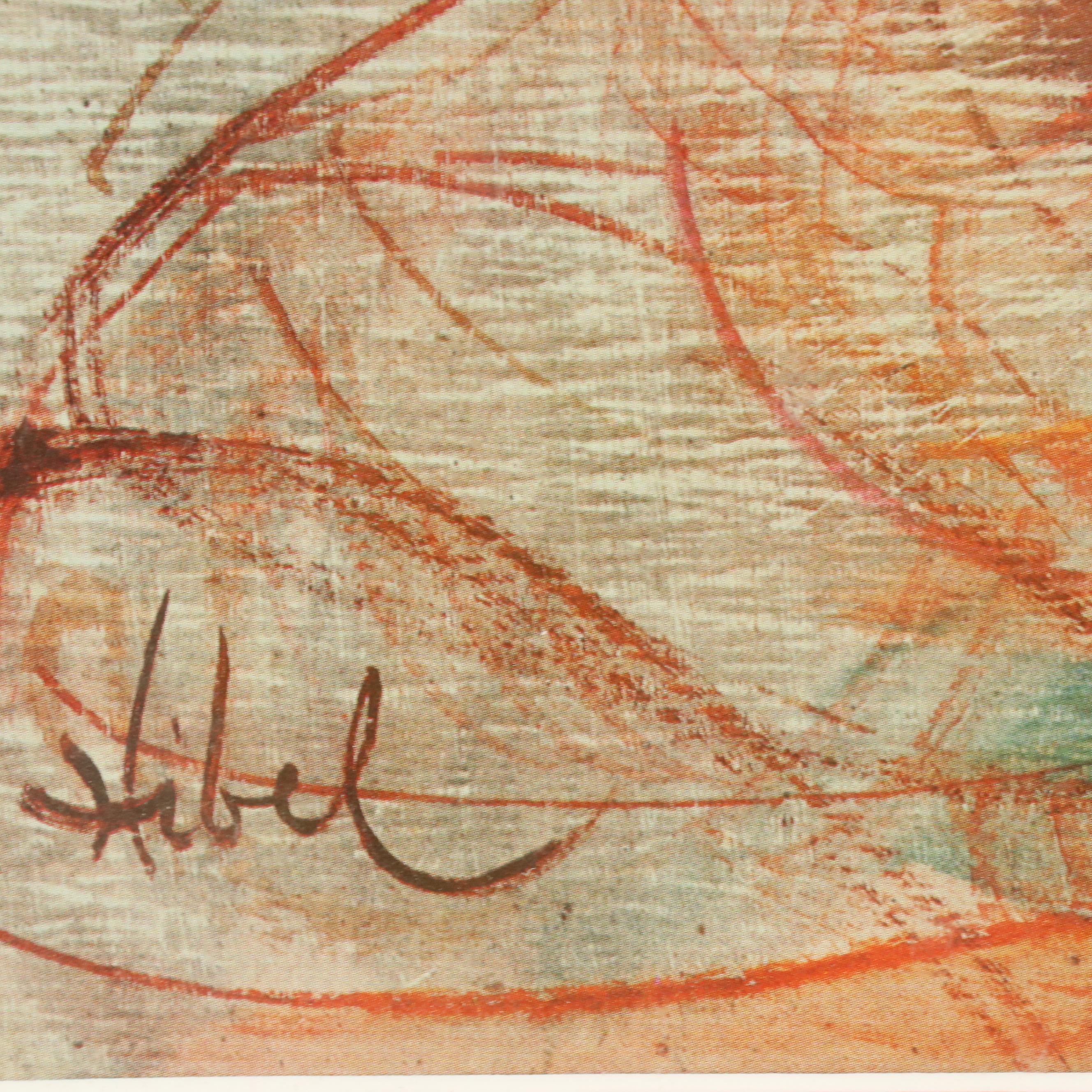 Portrait Offset Lithograph After Edna Hibel "Mayan Boy," 21st Century