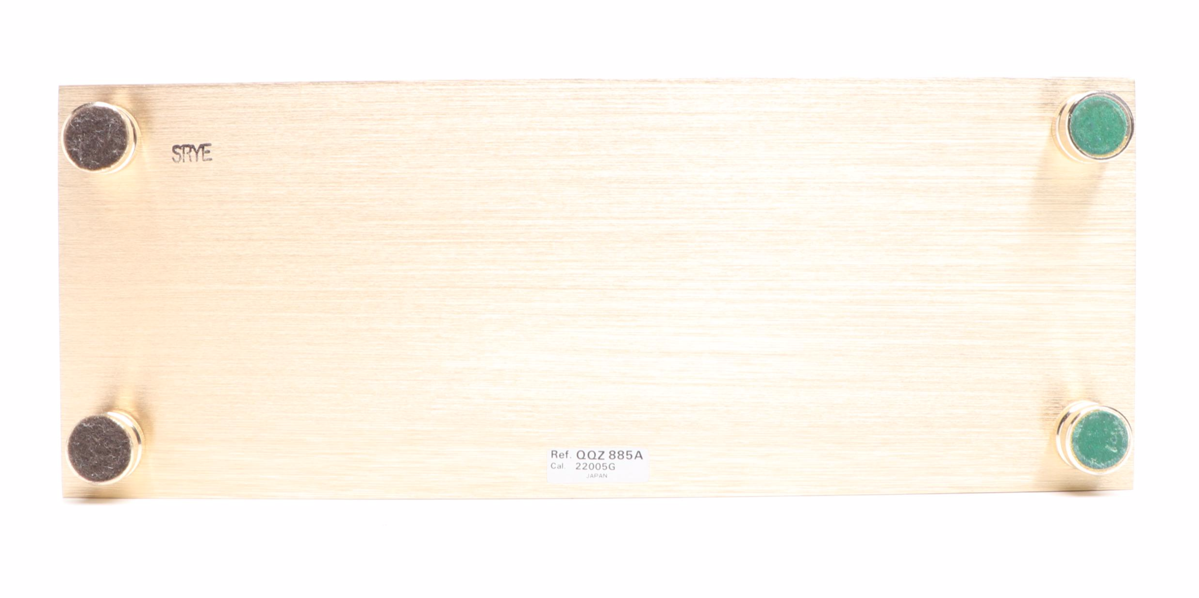 Seiko Metal and Glass World Timezone Desk Clock