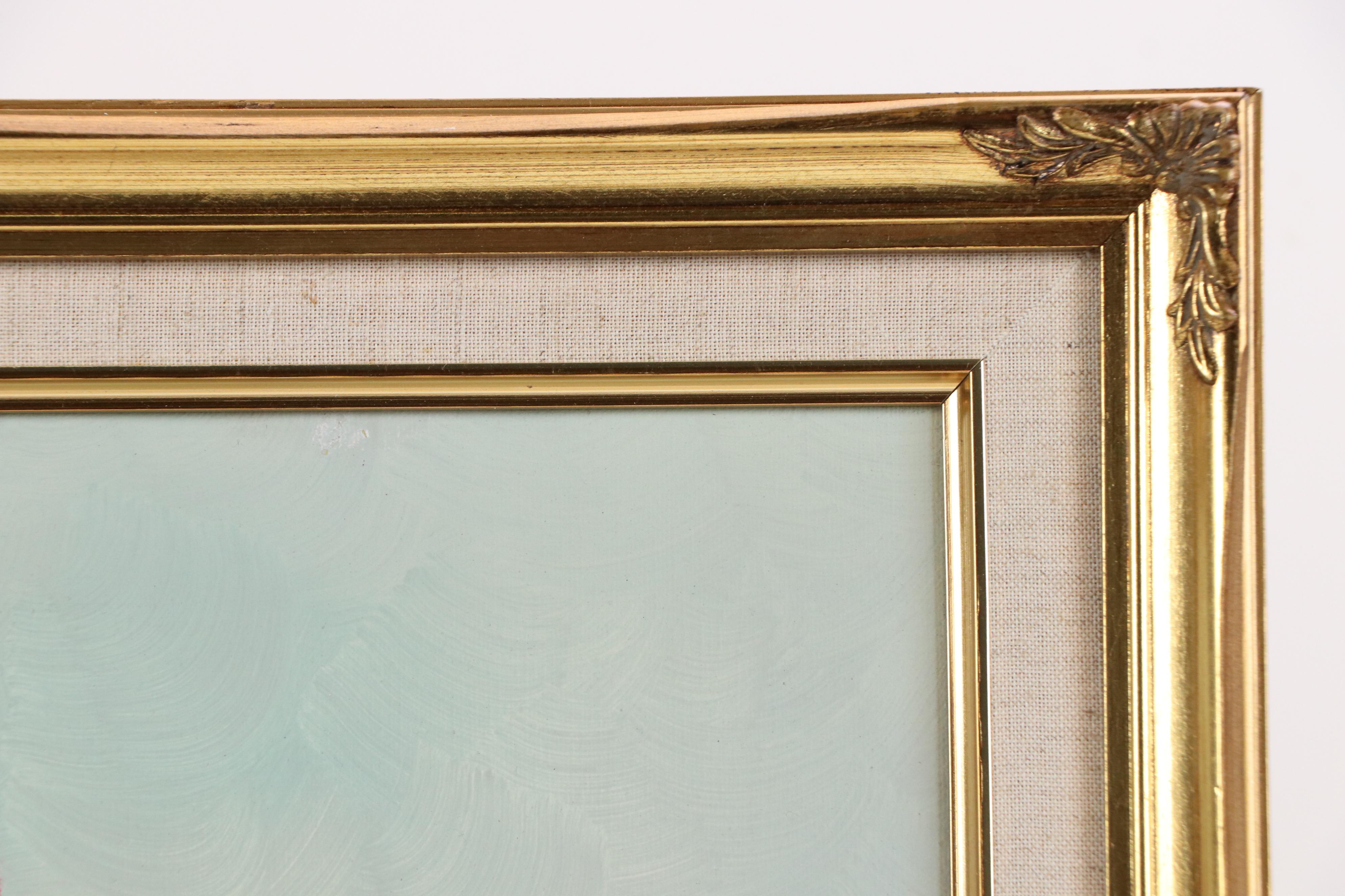 Robert Cox Rose Arrangement Still Life Oil Painting, 1991