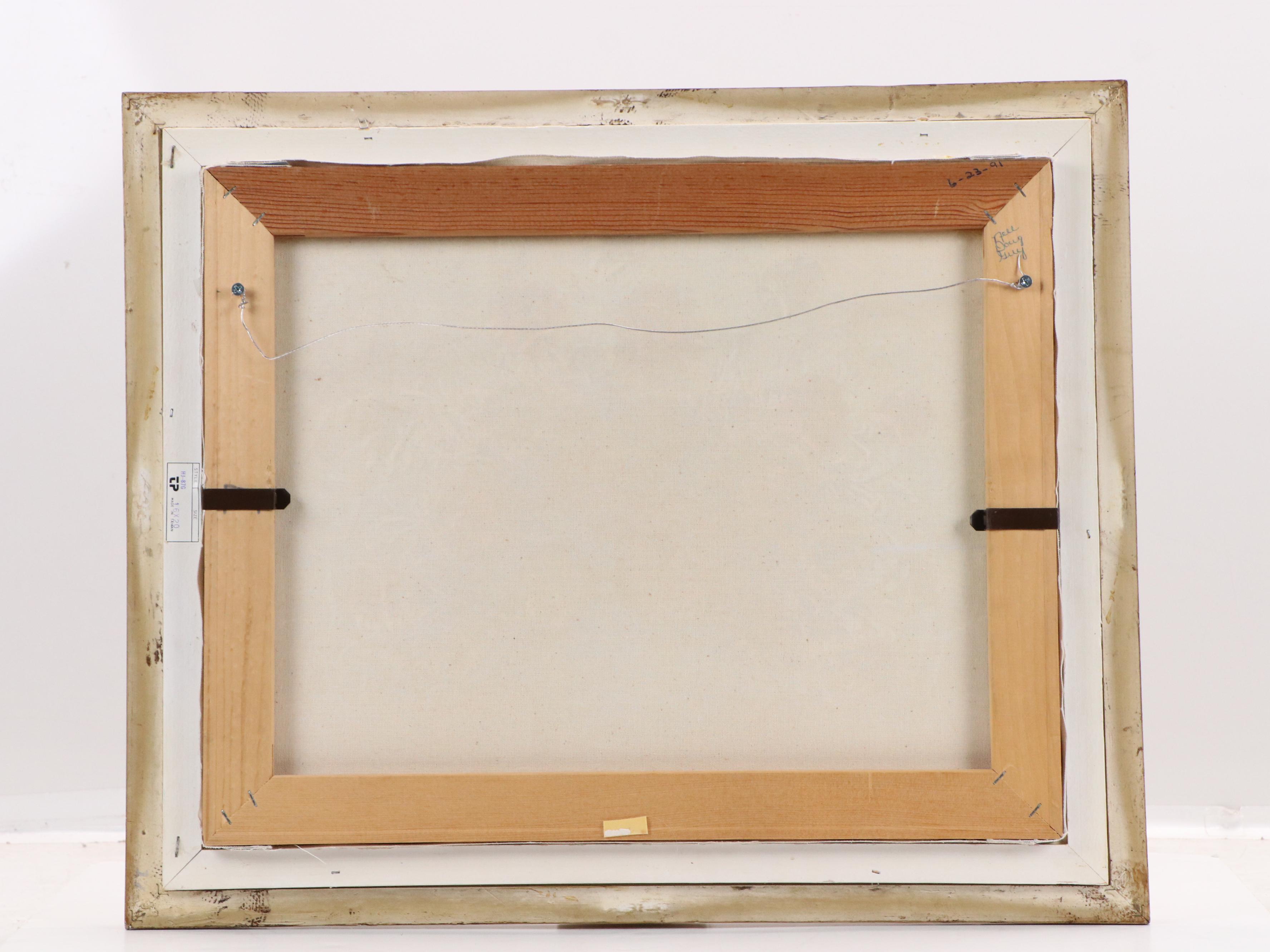 Robert Cox Rose Arrangement Still Life Oil Painting, 1991