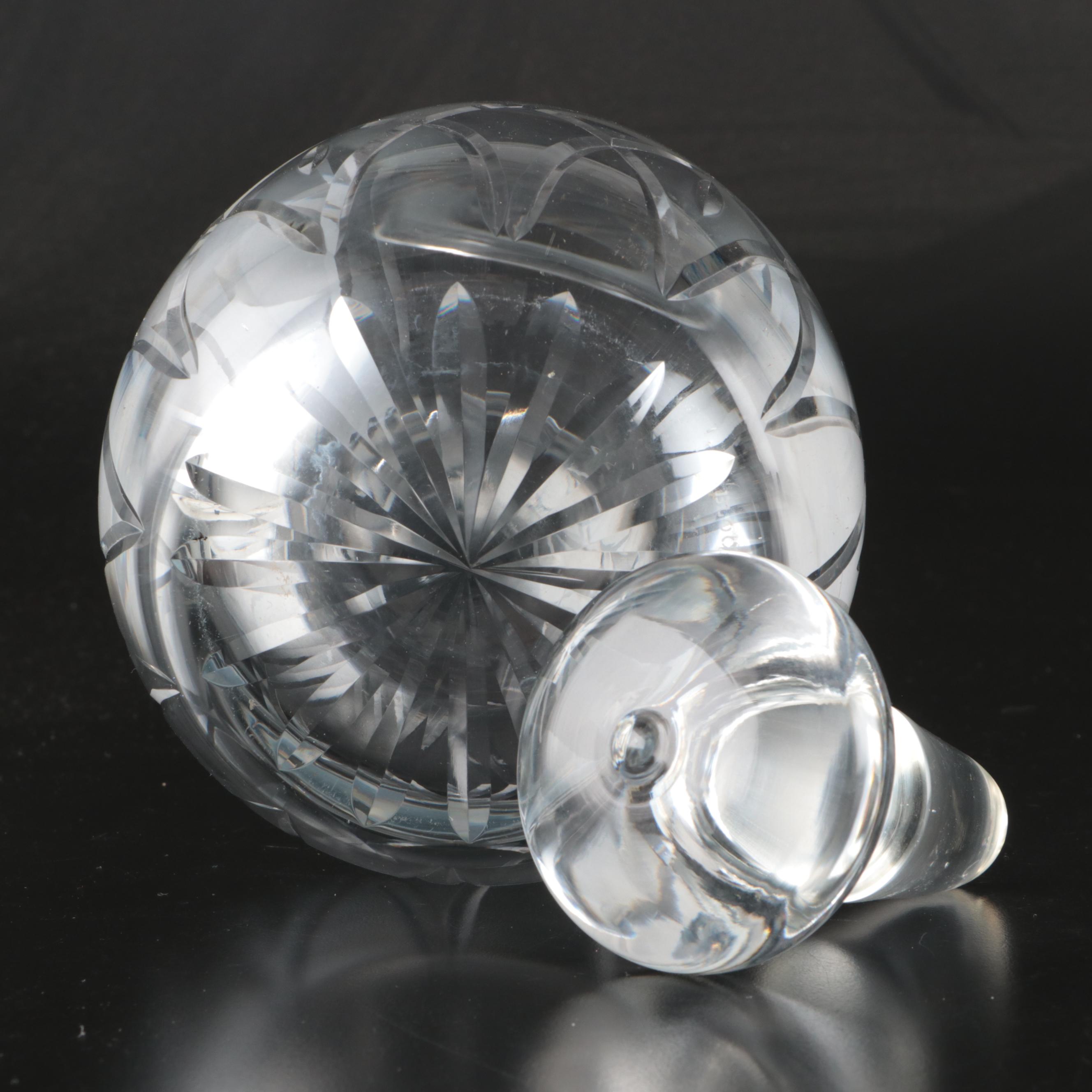 Block "Rainbow" and Other Crystal Decanter