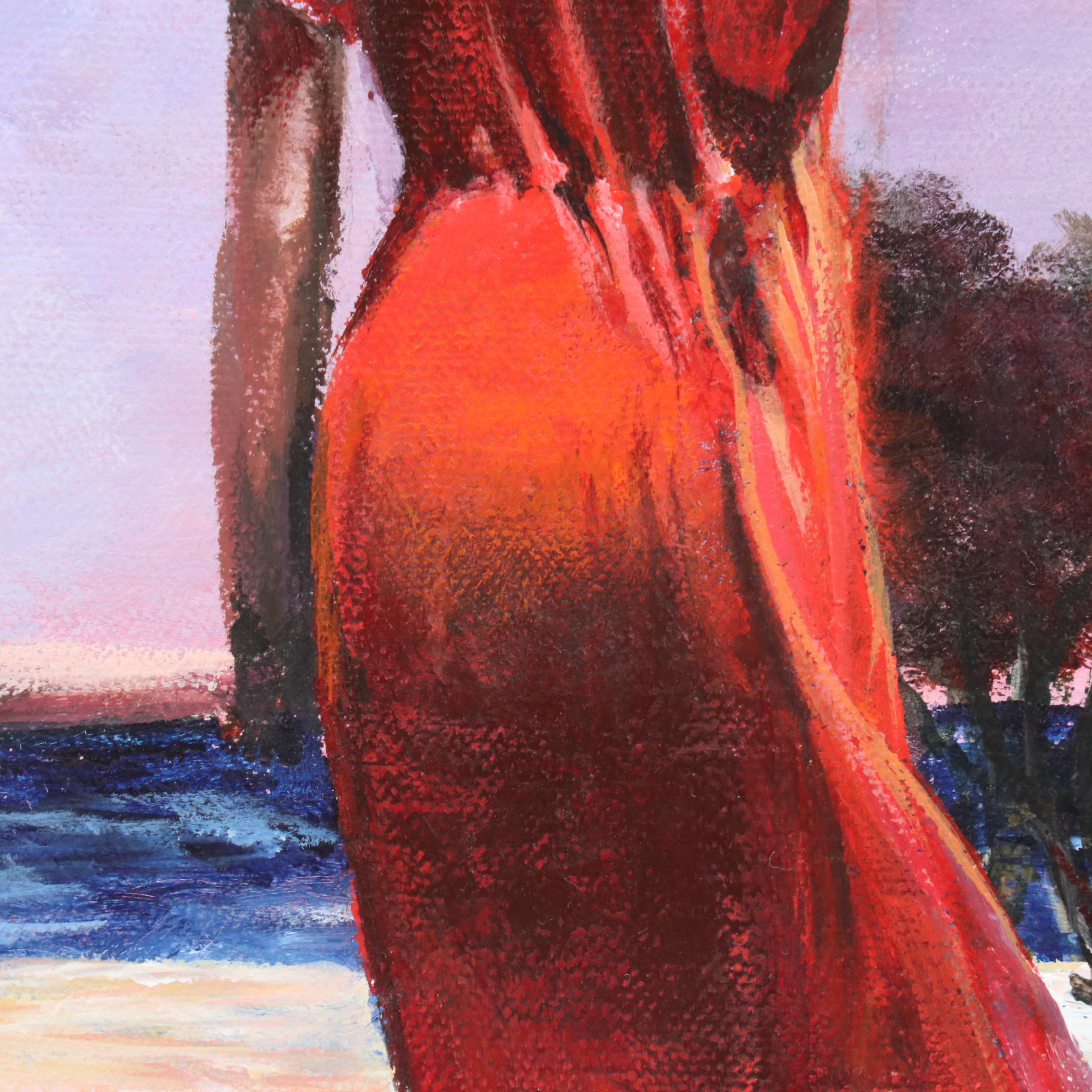 G. Parva Figurative Acrylic Paintings, 21st Century