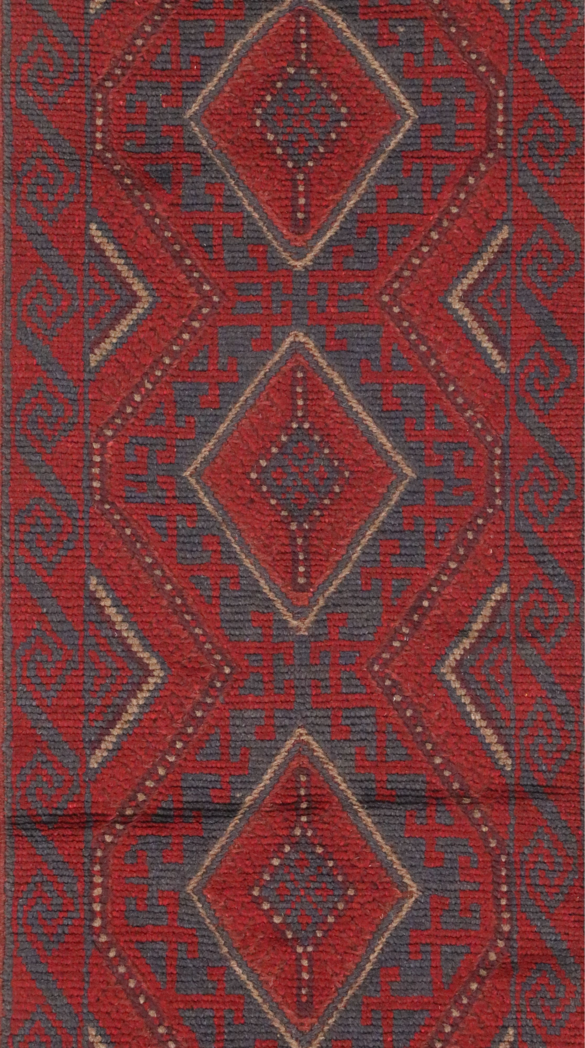 2'1 x 8'10 Handwoven Afghan Mashwani Carpet Runner