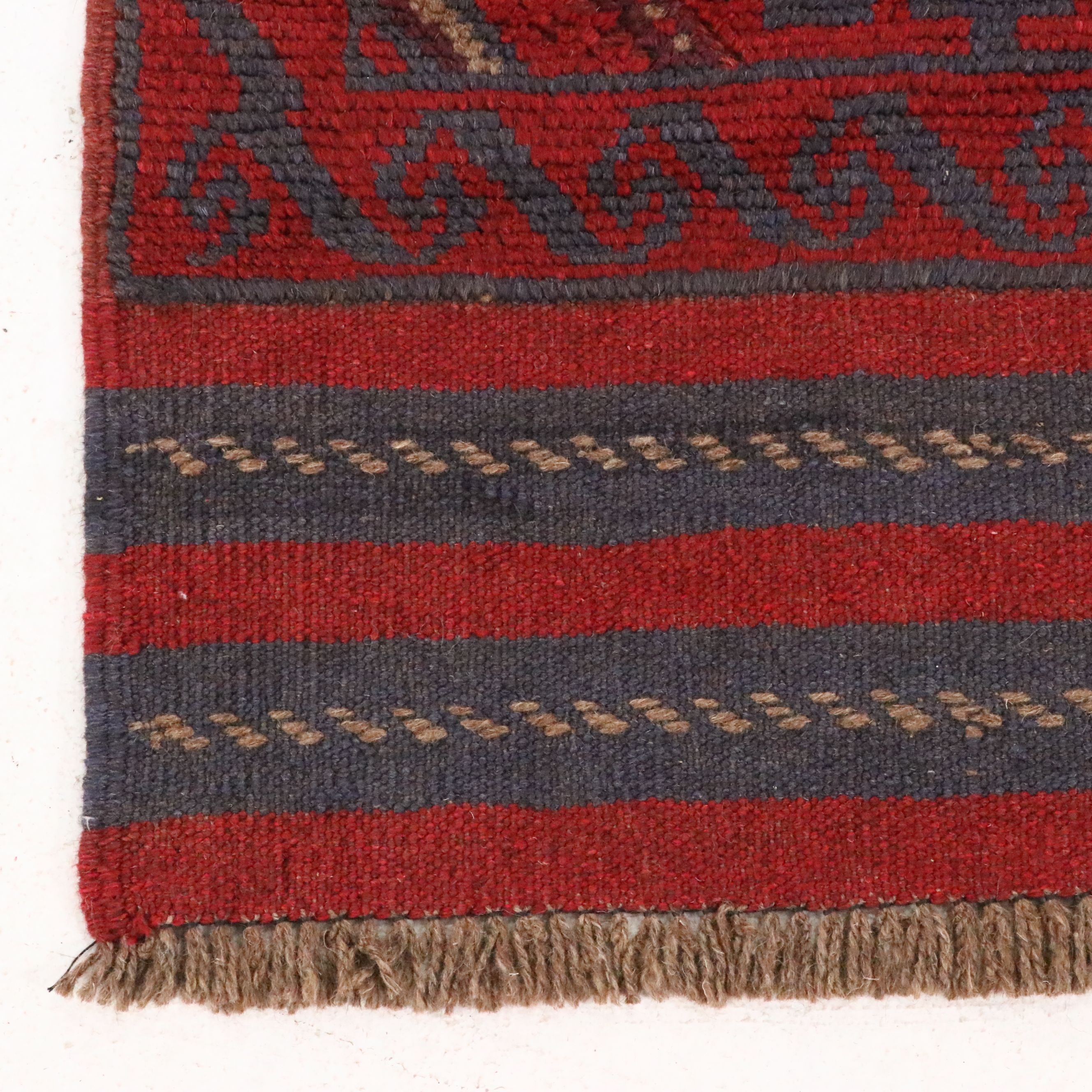 2'1 x 8'10 Handwoven Afghan Mashwani Carpet Runner