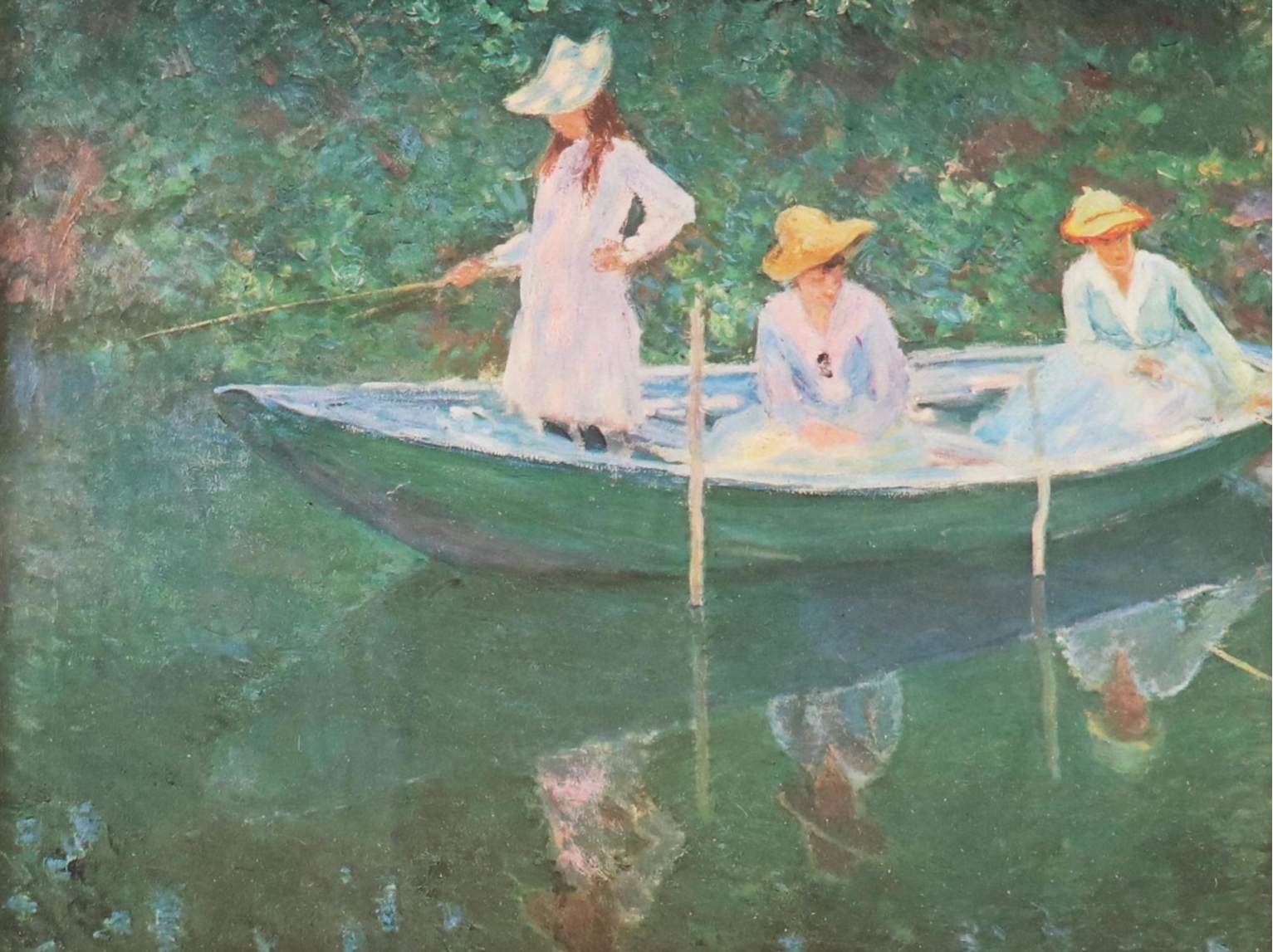 Offset Lithograph After Claude Monet "The Boat at Giverny"