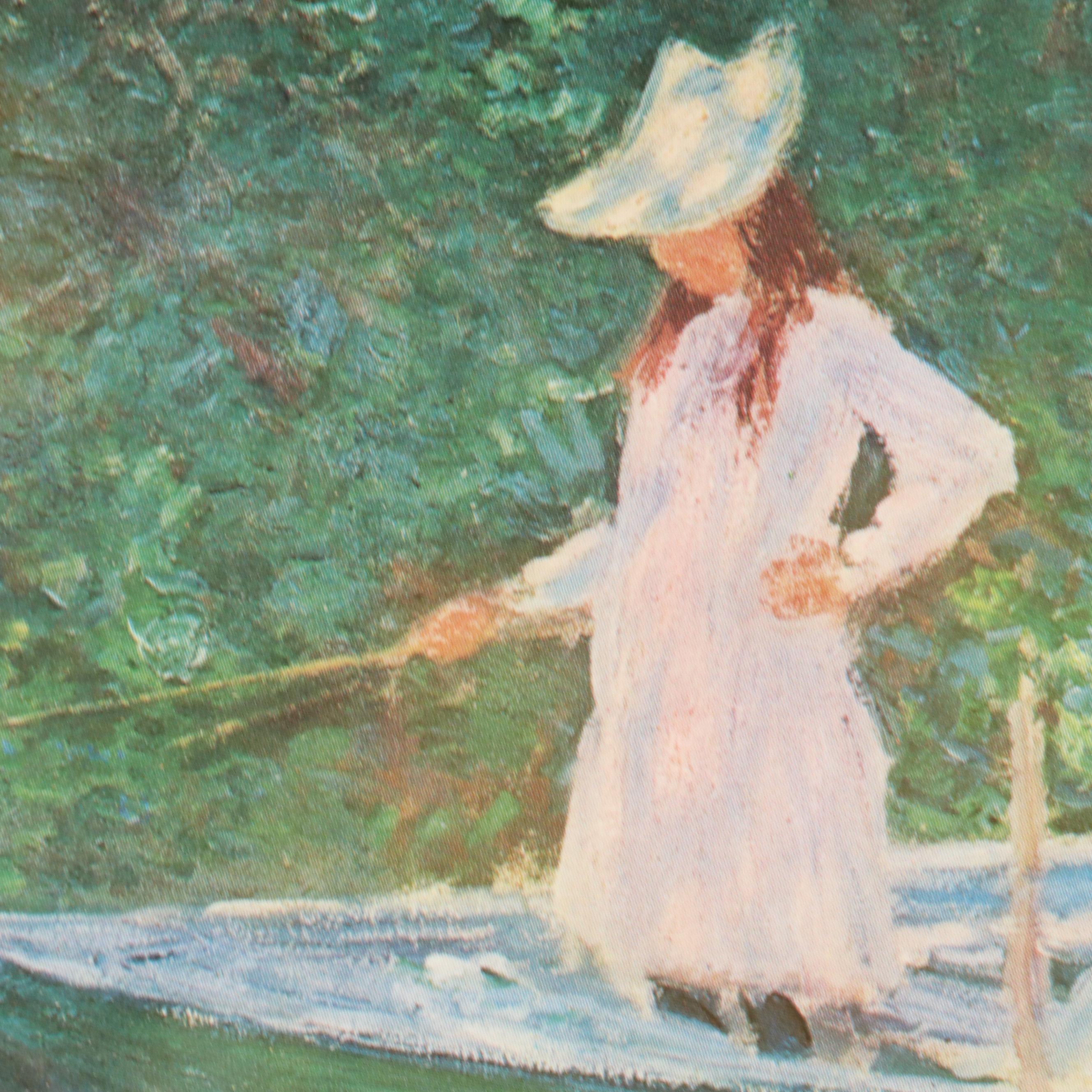 Offset Lithograph After Claude Monet "The Boat at Giverny"