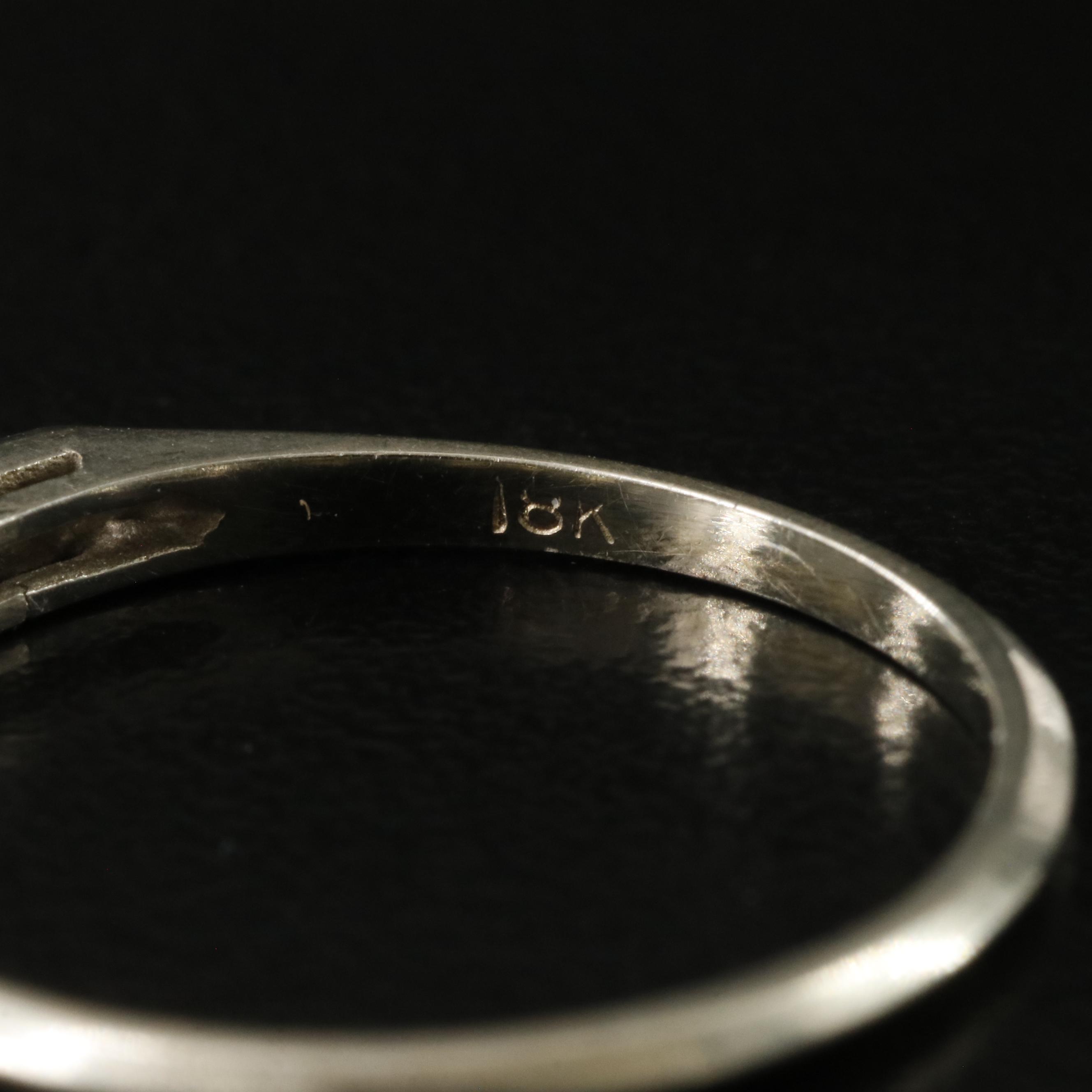 18K 0.09 CTW Diamond Ring