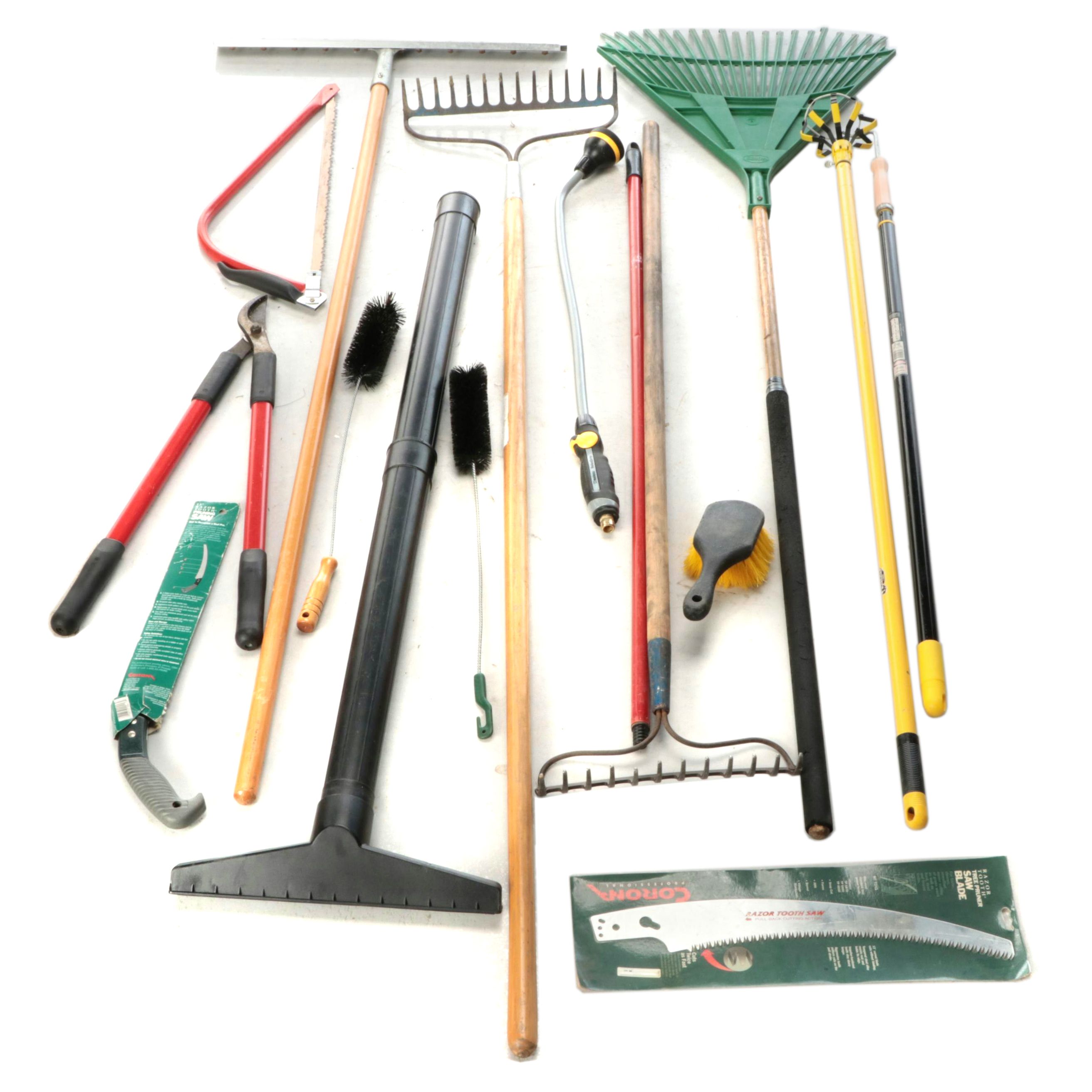 Rakes, Hand Saws, and Other Yard Tools