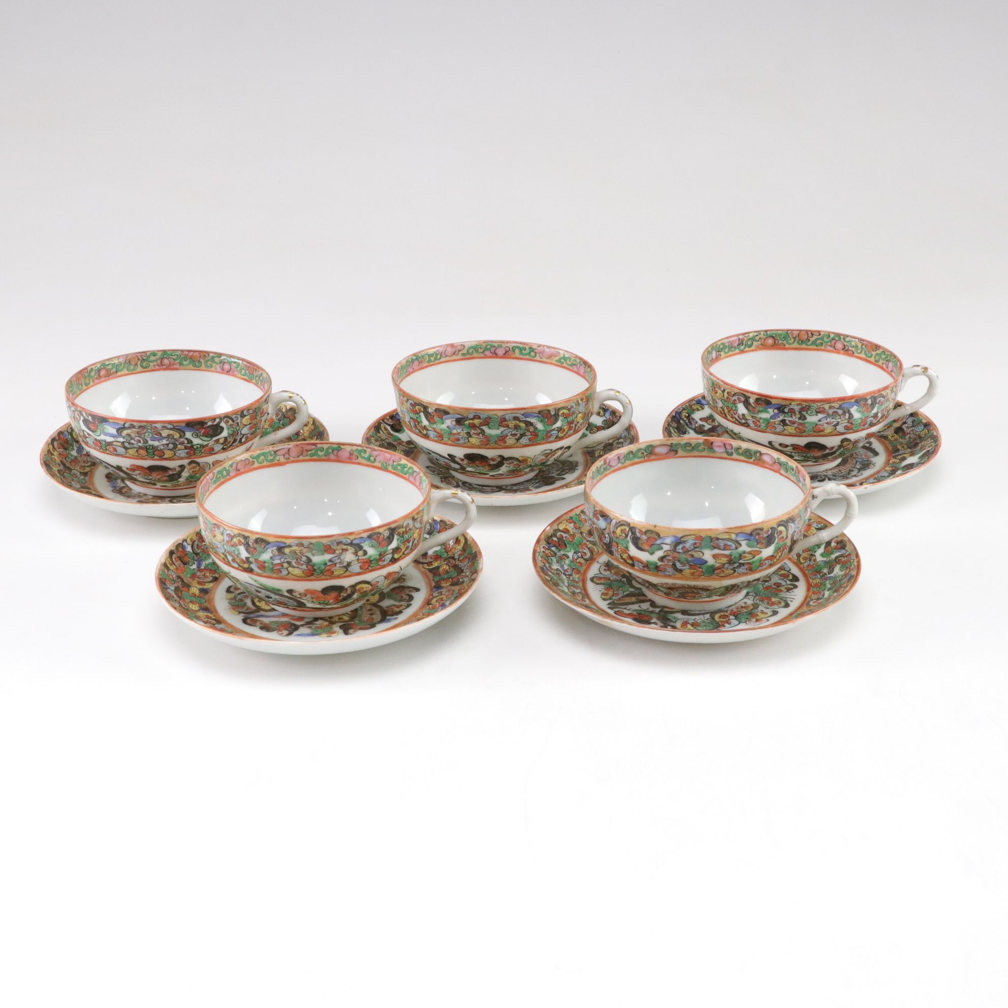 Porcelain 1000 Butterfly Plates, Teacups & Other Dishware