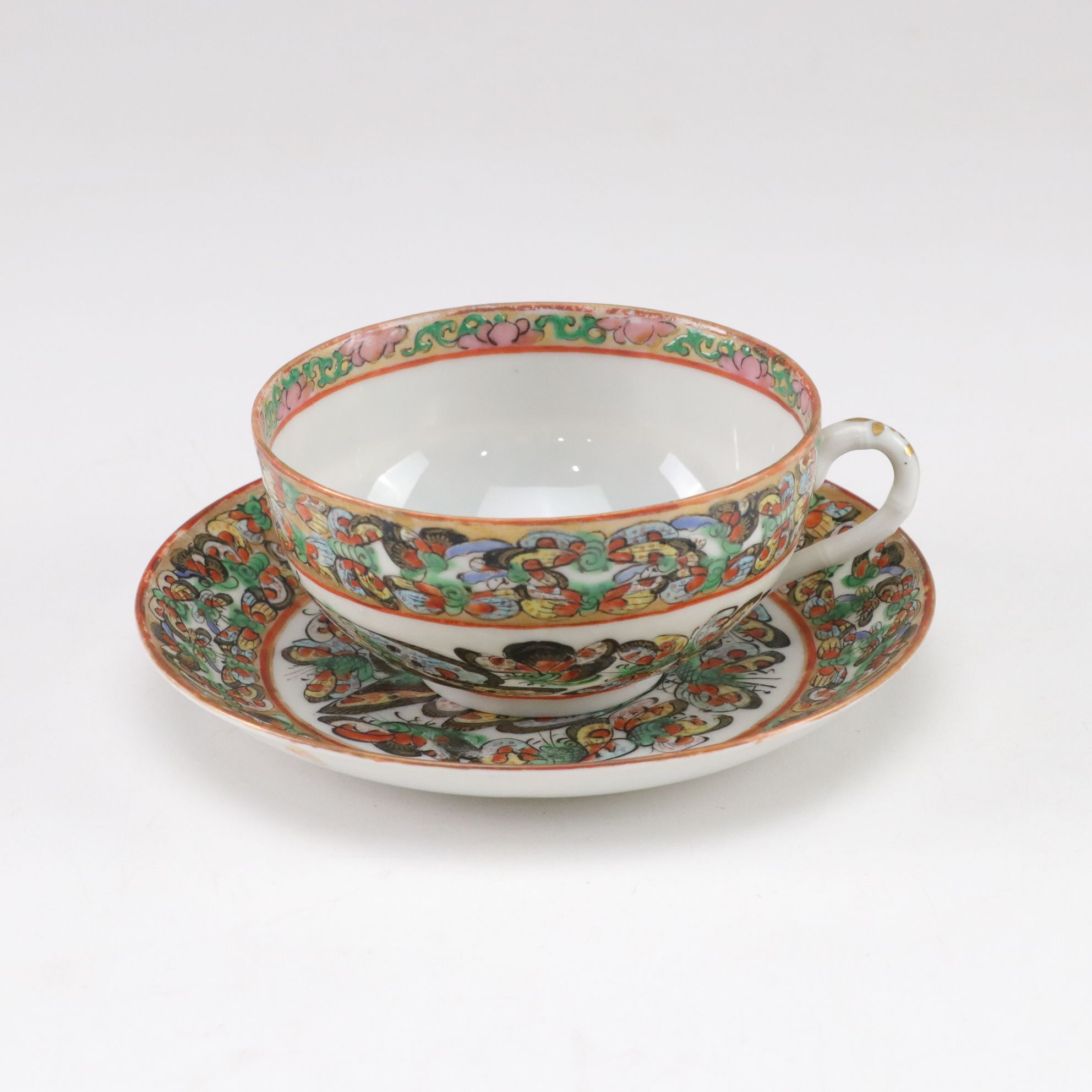 Porcelain 1000 Butterfly Plates, Teacups & Other Dishware