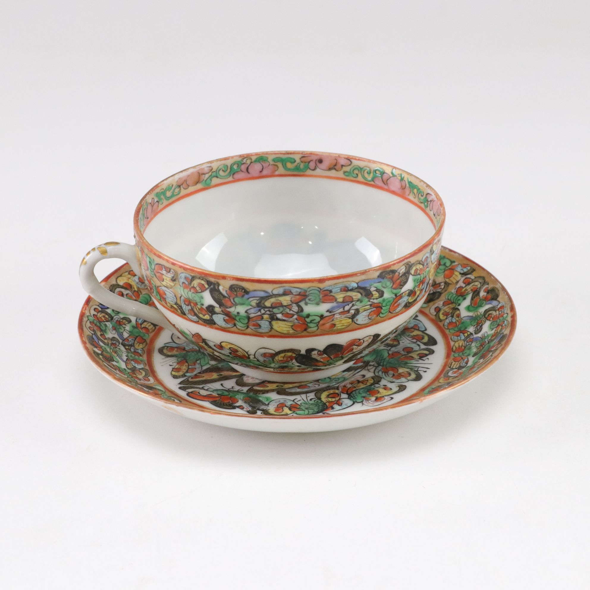 Porcelain 1000 Butterfly Plates, Teacups & Other Dishware