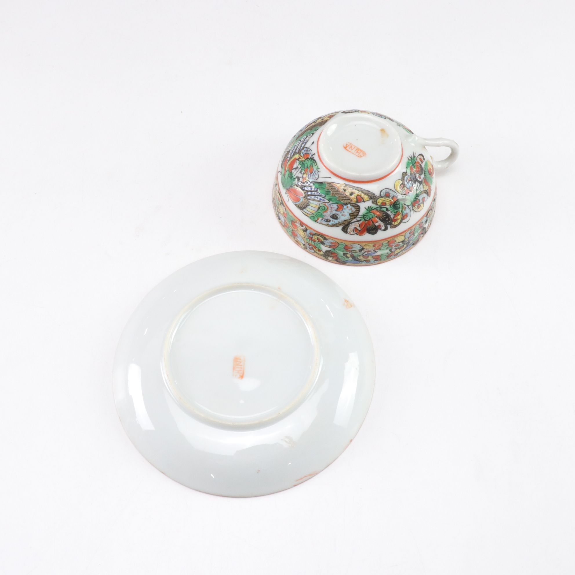 Porcelain 1000 Butterfly Plates, Teacups & Other Dishware