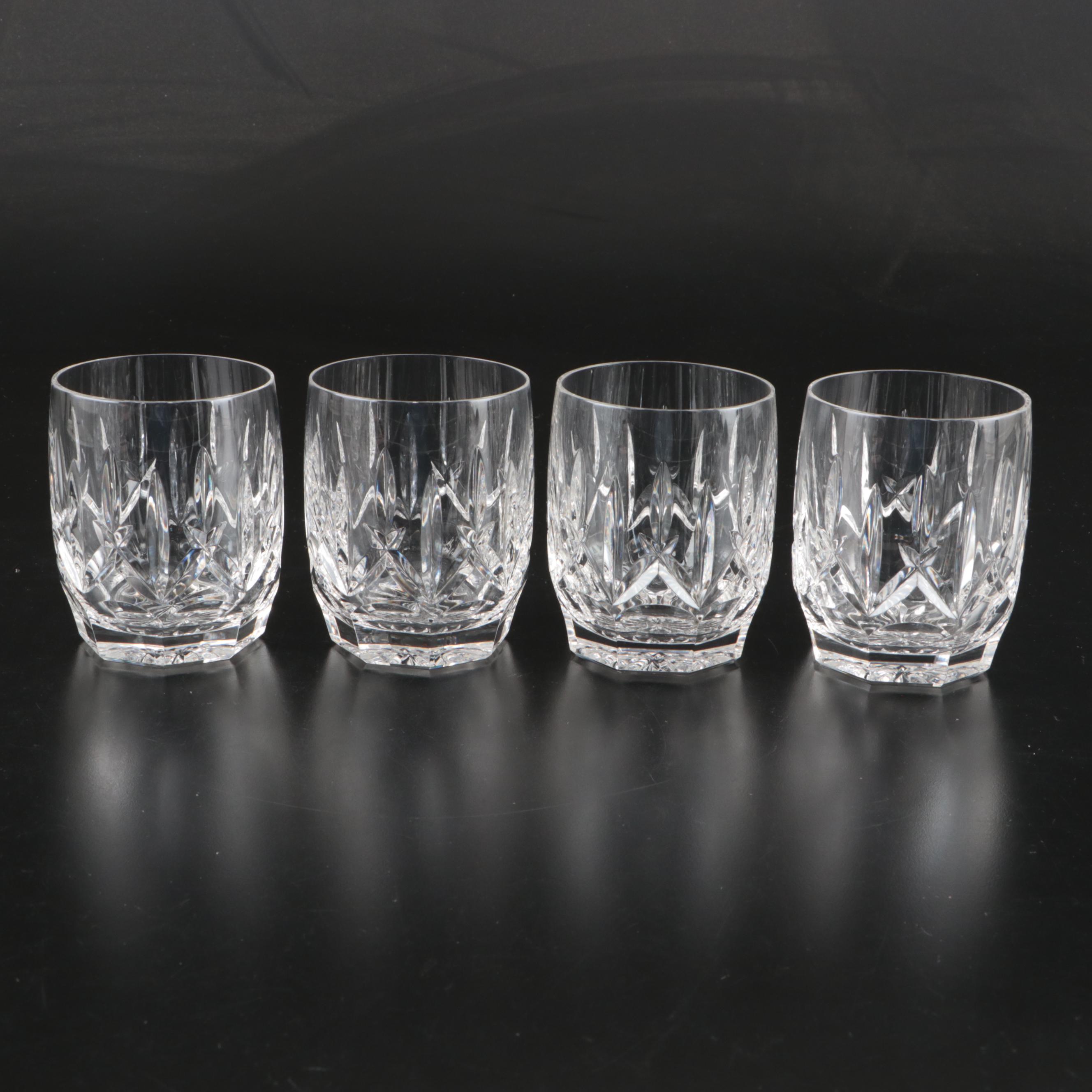 Waterford Crystal "Colleen" and "Lsimore" with Other Old Fashioned Glasses