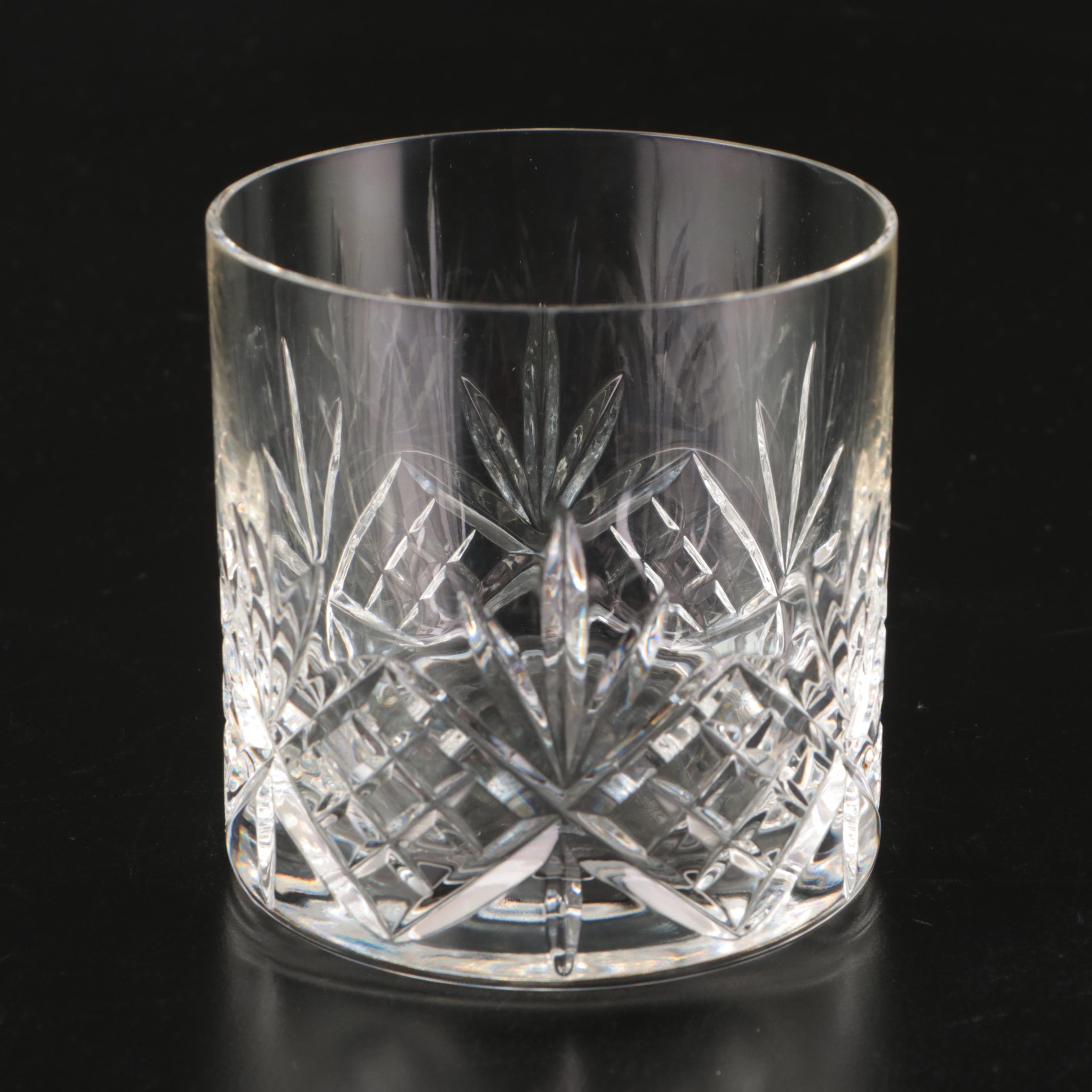 Waterford Crystal "Colleen" and "Lsimore" with Other Old Fashioned Glasses