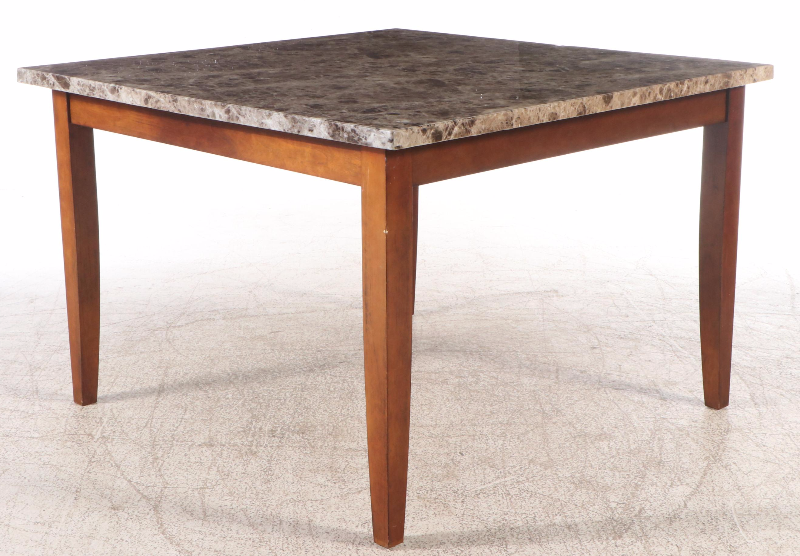 Contemporary Five-Piece Hightop Dining Set