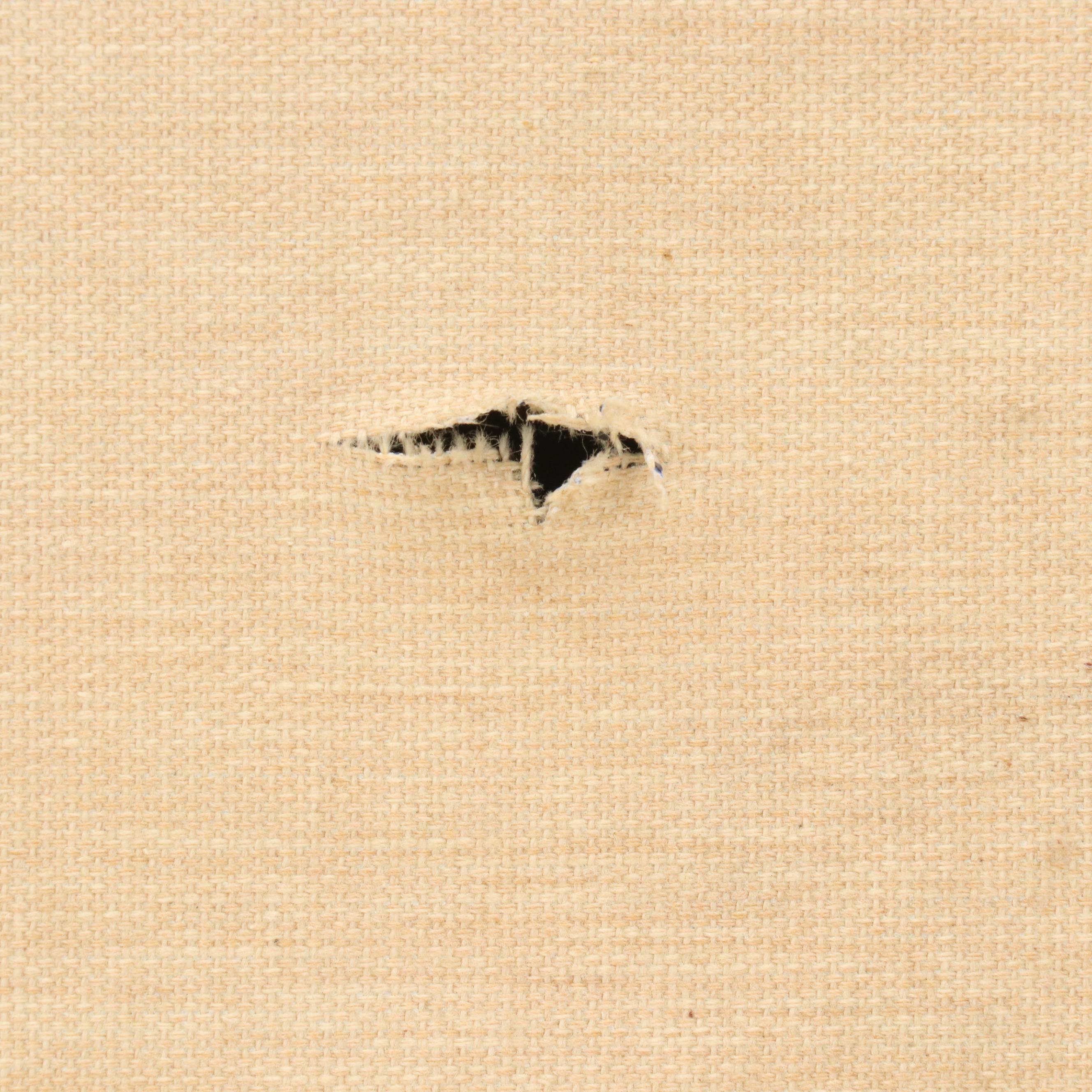 Forest Landscape Oil Painting of Waterfall with Rainbow, Late 20th Century