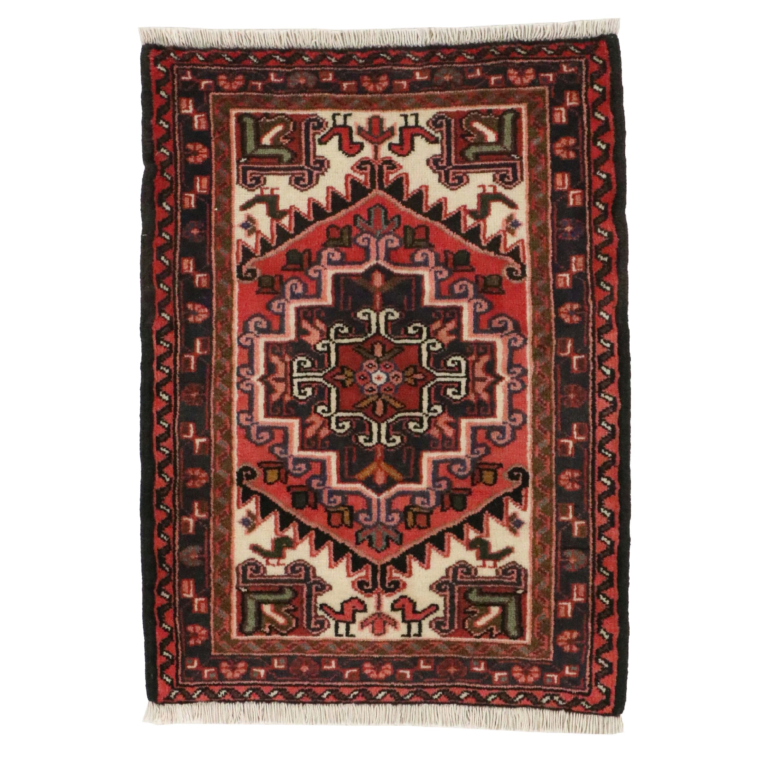 2'5 x 3'6 Hand-Knotted Turkish Baluch Accent Rug
