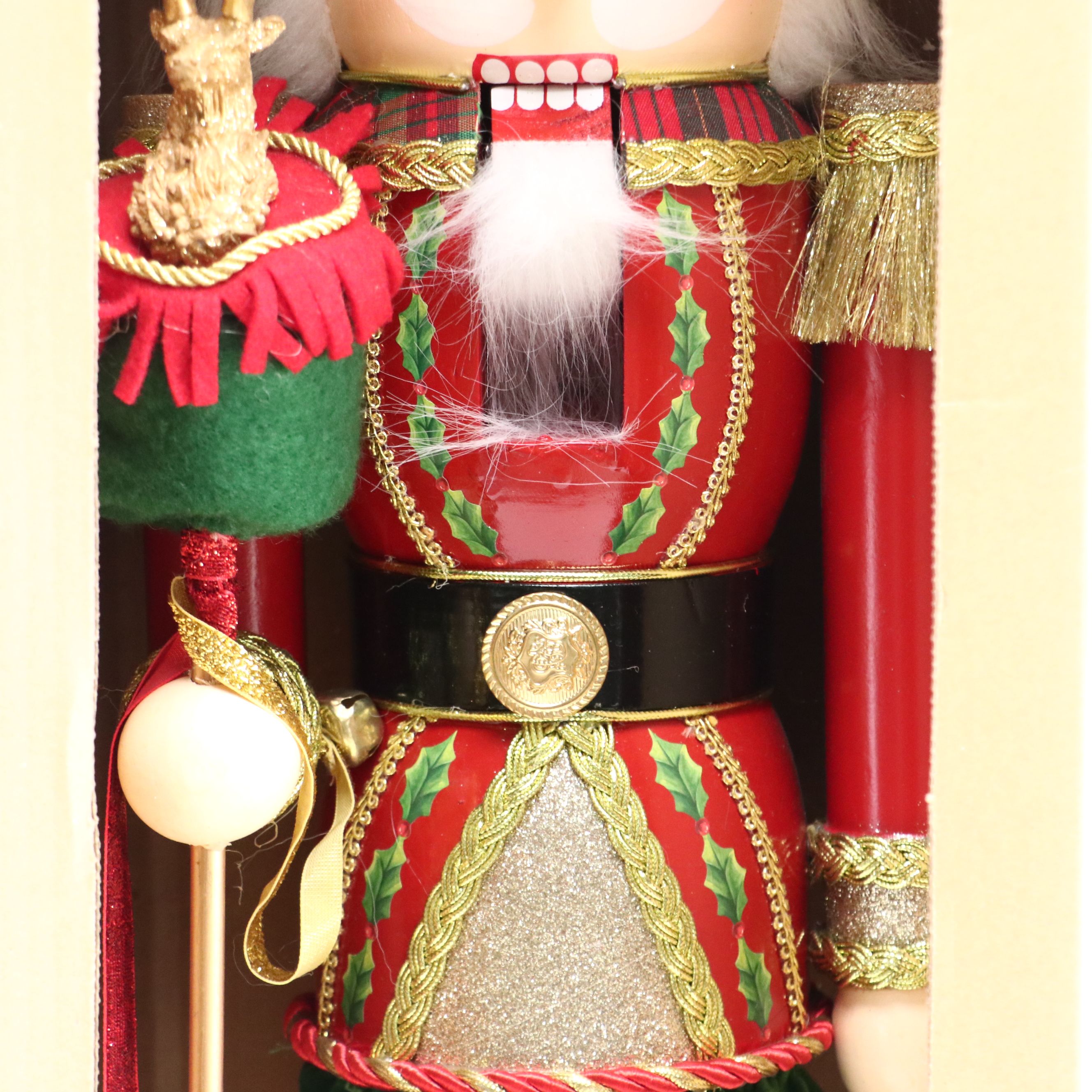 Pair of Holiday Wooden Floor Nutcrackers