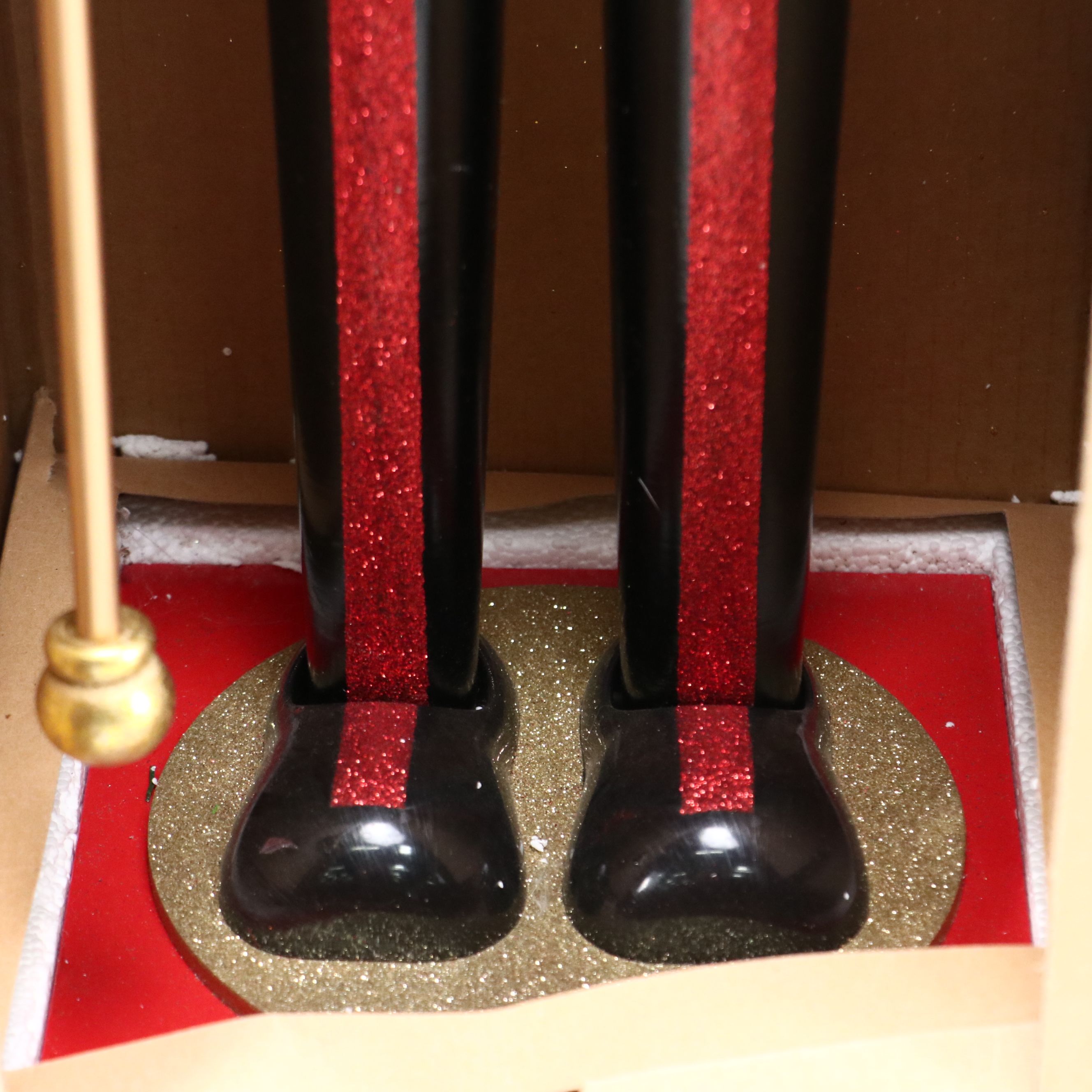 Pair of Holiday Wooden Floor Nutcrackers