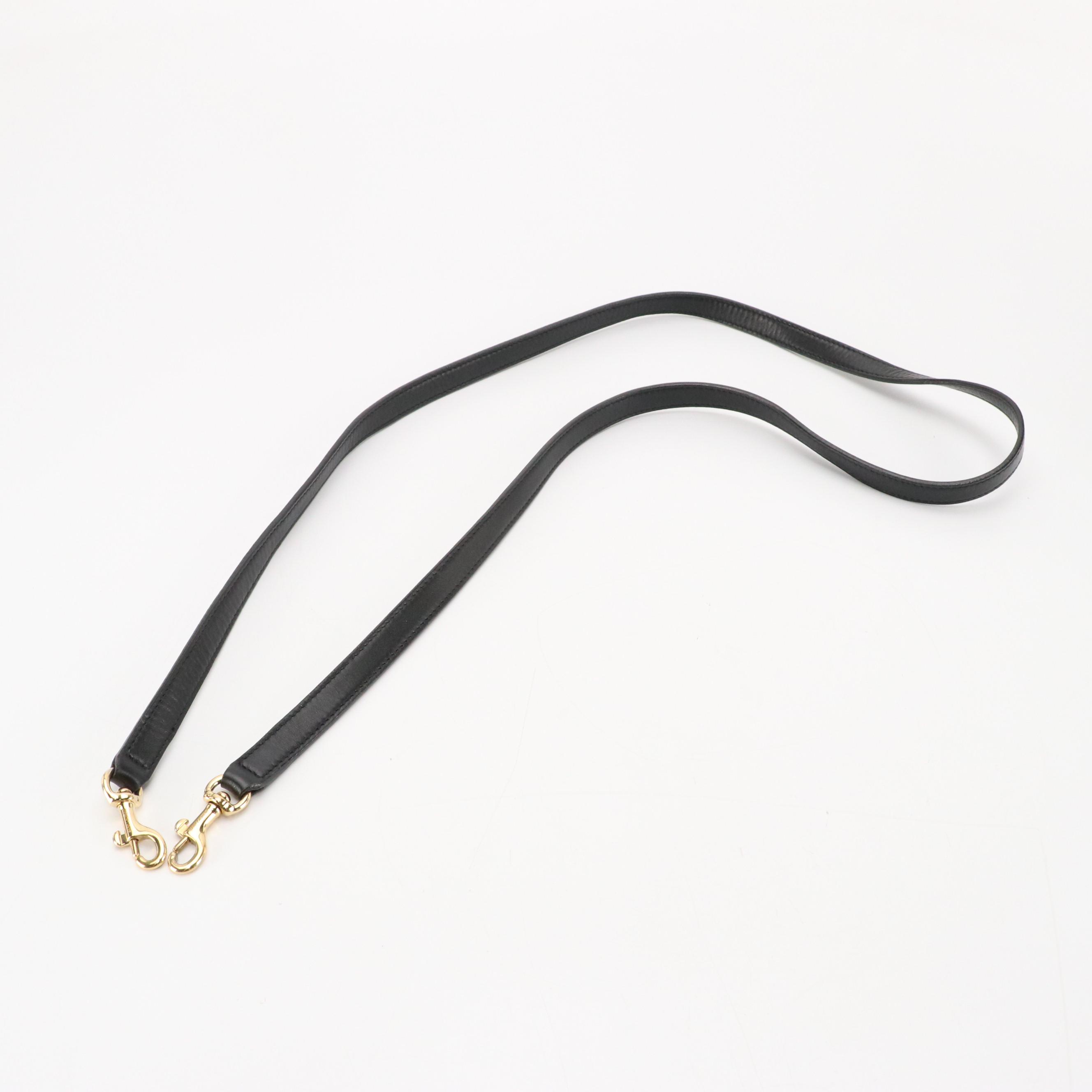 Saint Laurent YSL Sac Cabas Two-Way Bag in Black Calfskin Leather