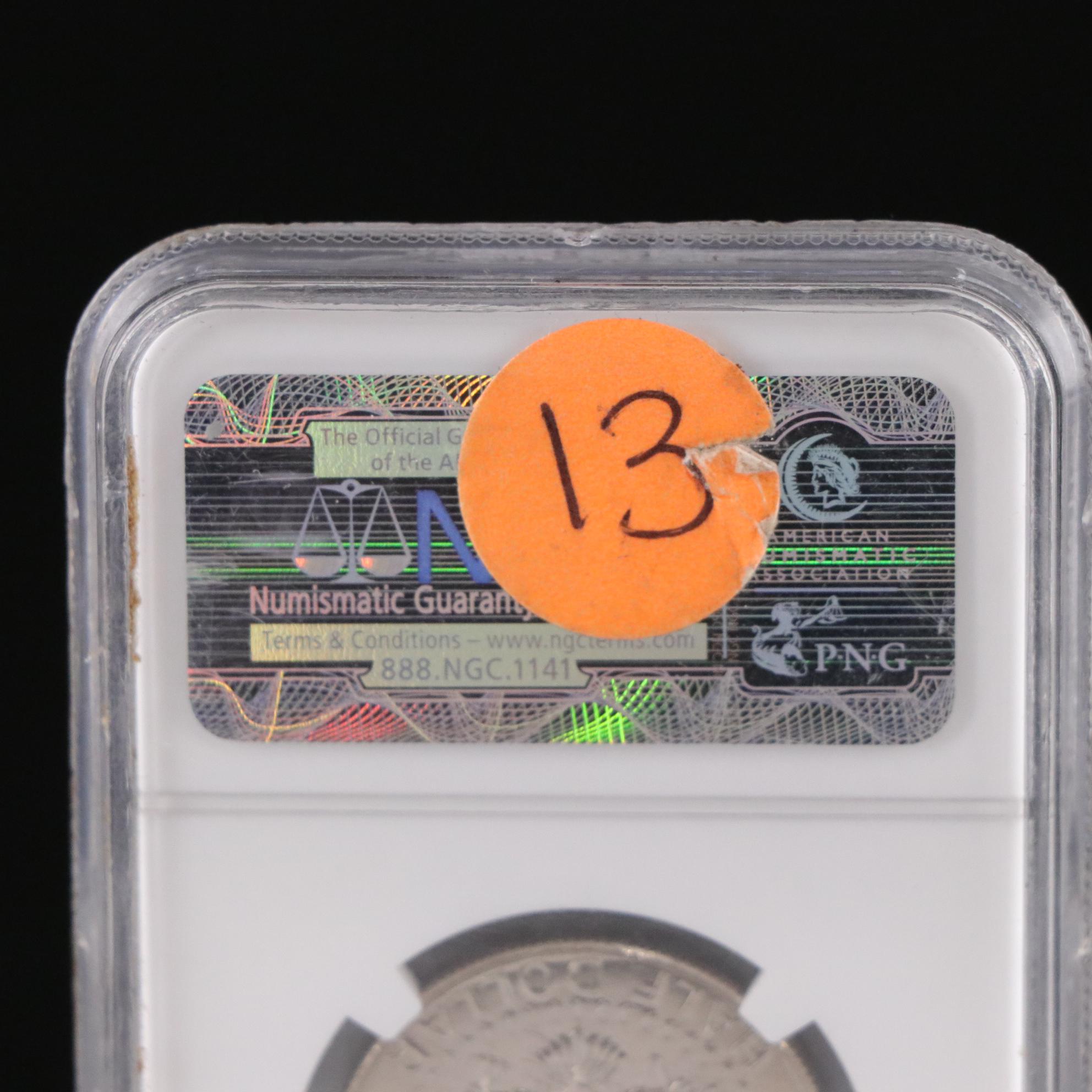 NGC SP70 Enhanced and SP 67 2014 Clad Kennedy Half Dollars