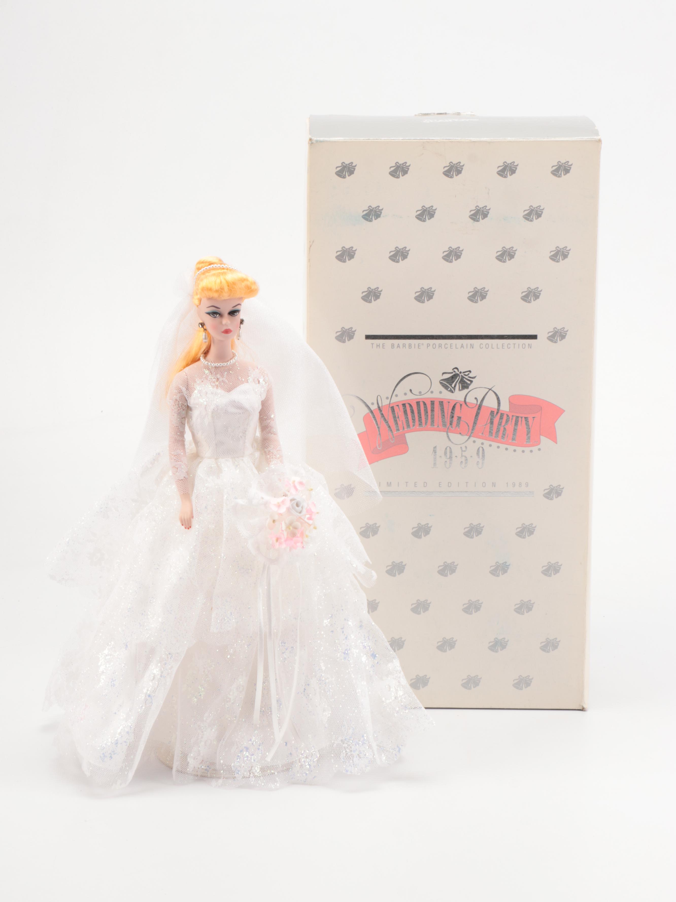 Mattel "Silken Flame," "Wedding Party," and Other Barbies