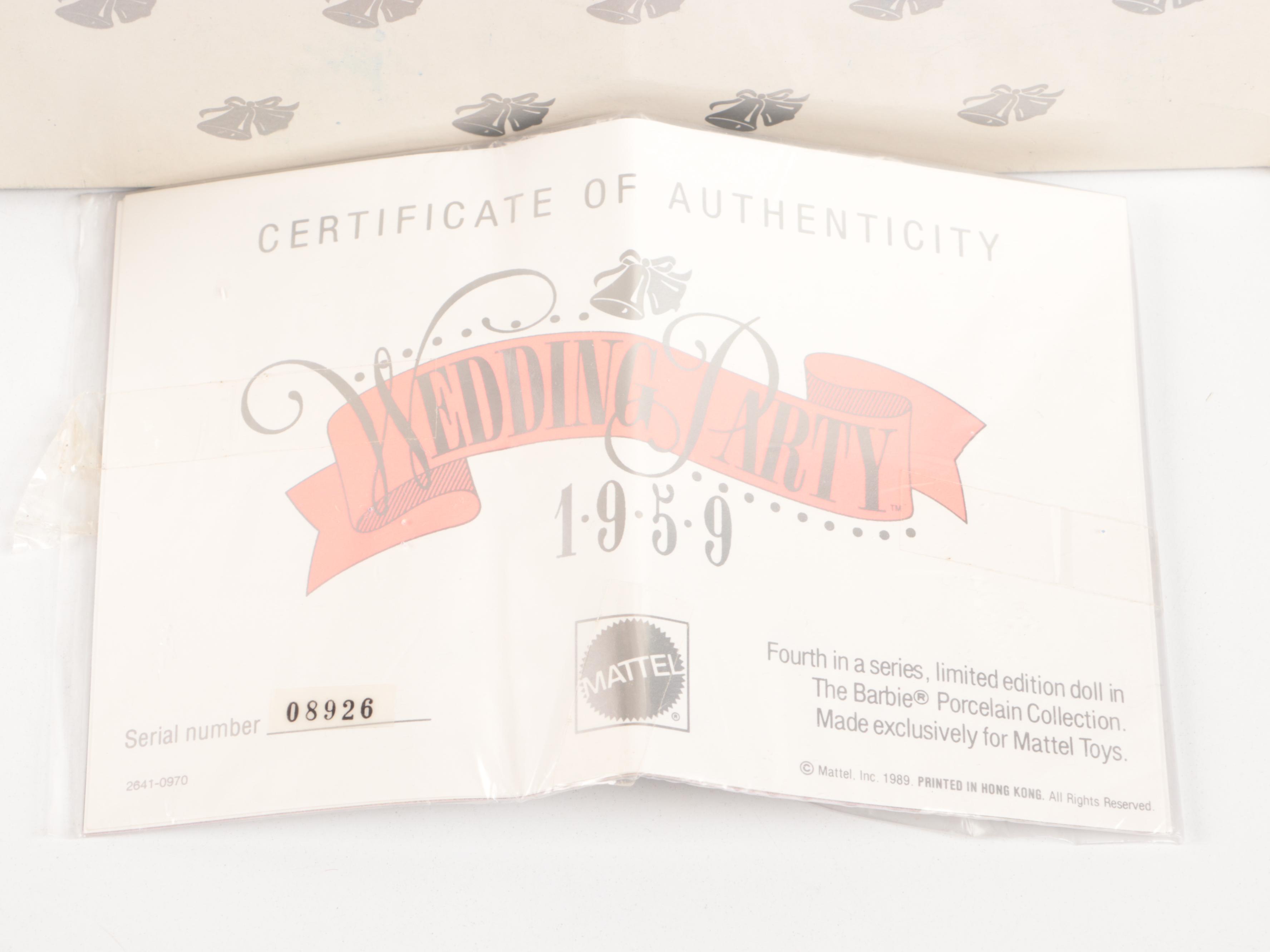 Mattel "Silken Flame," "Wedding Party," and Other Barbies