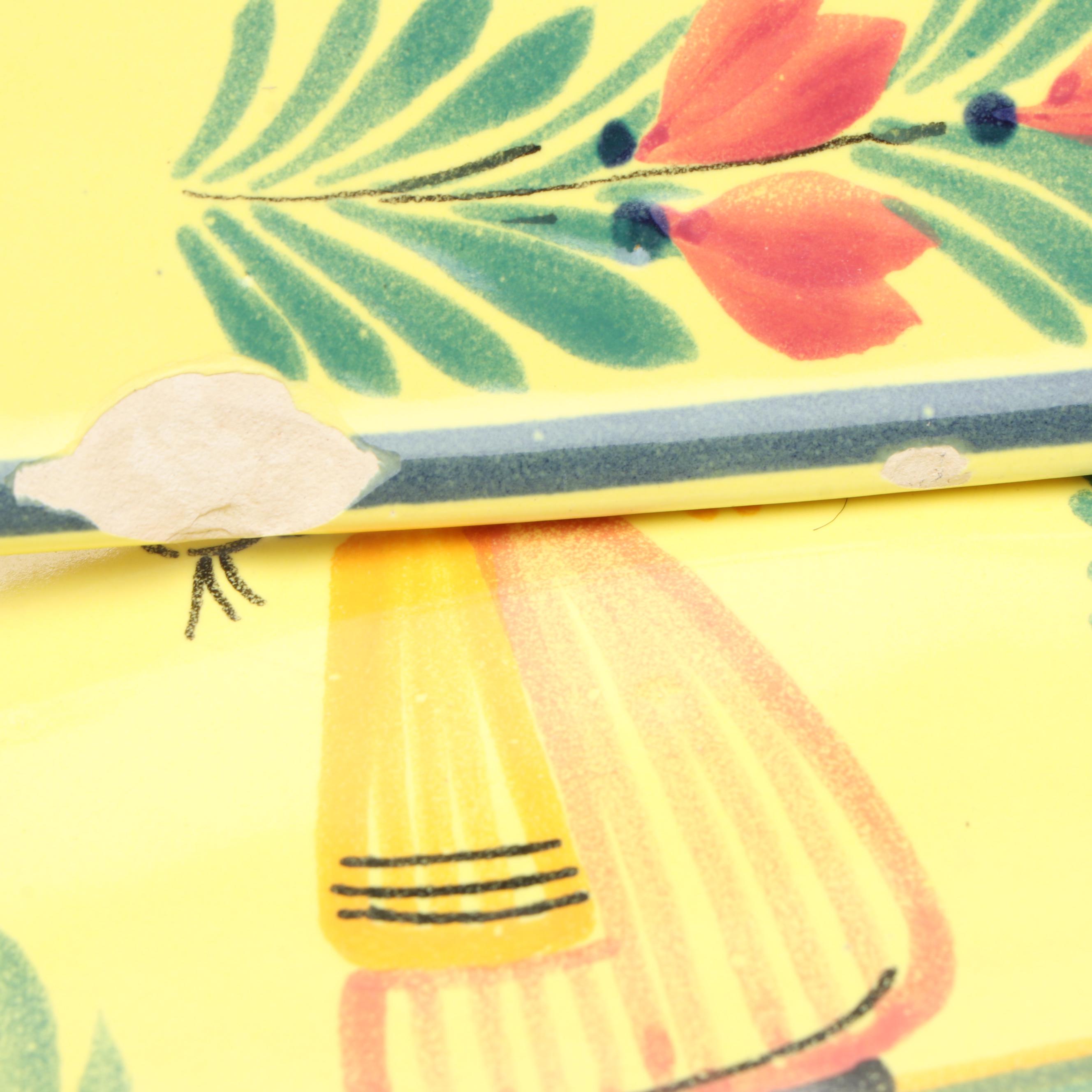 Henriot Quimper French Faience "Soleil Yellow" Dinnerware