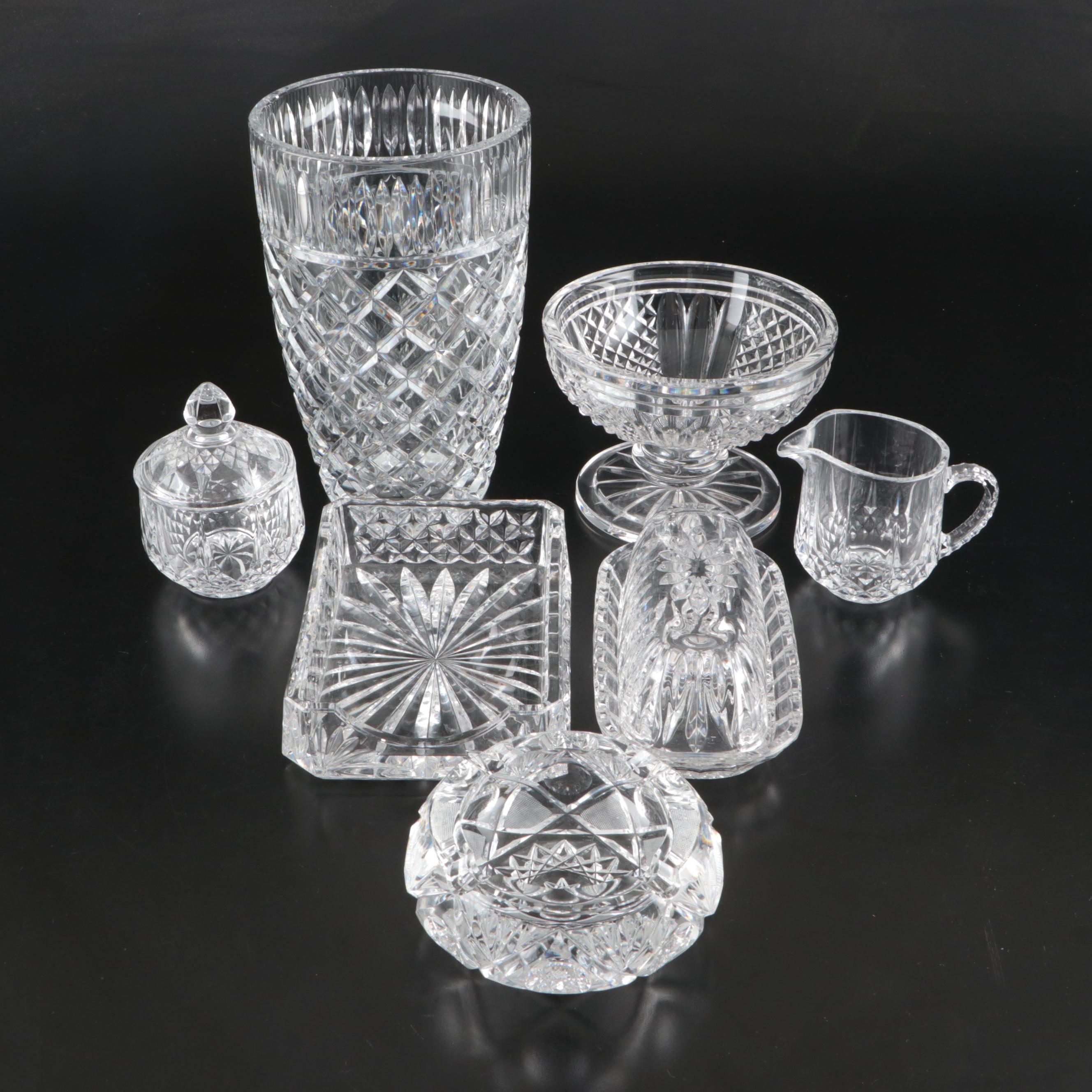Waterford Crystal "Elizabeth" Footed Bowl and Other Table Accessories