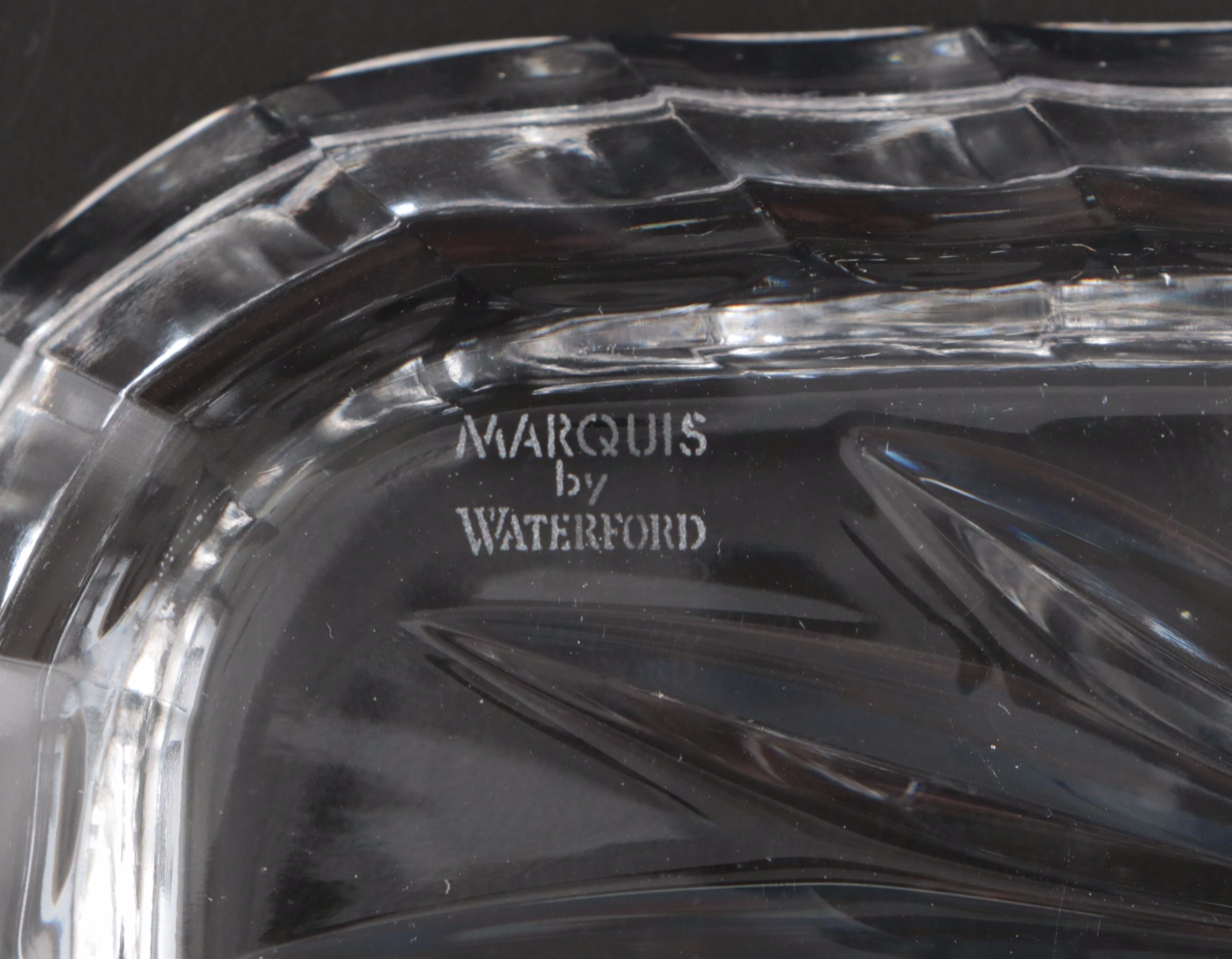 Waterford Crystal "Elizabeth" Footed Bowl and Other Table Accessories