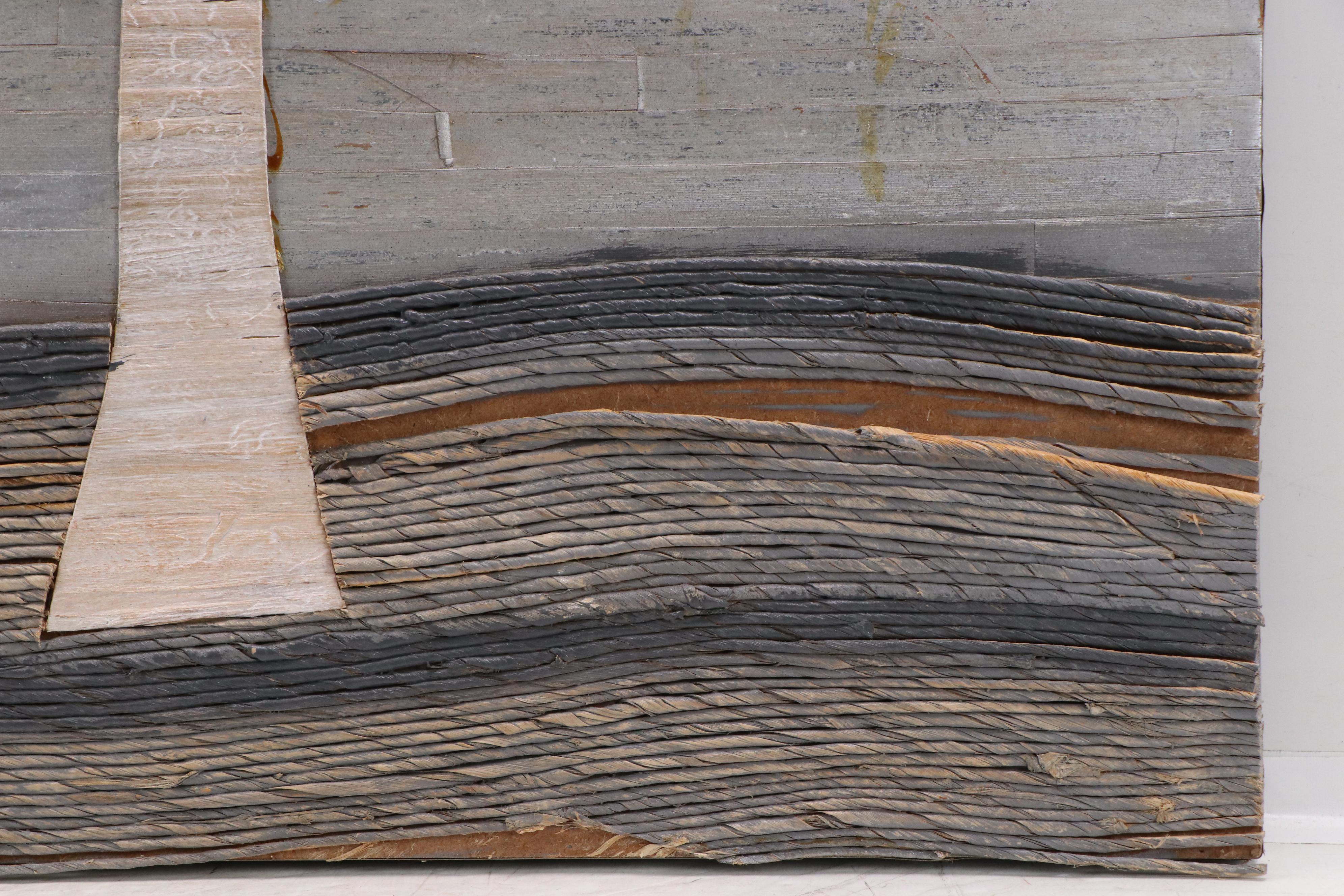 Mixed Media Landscape Wall Panel