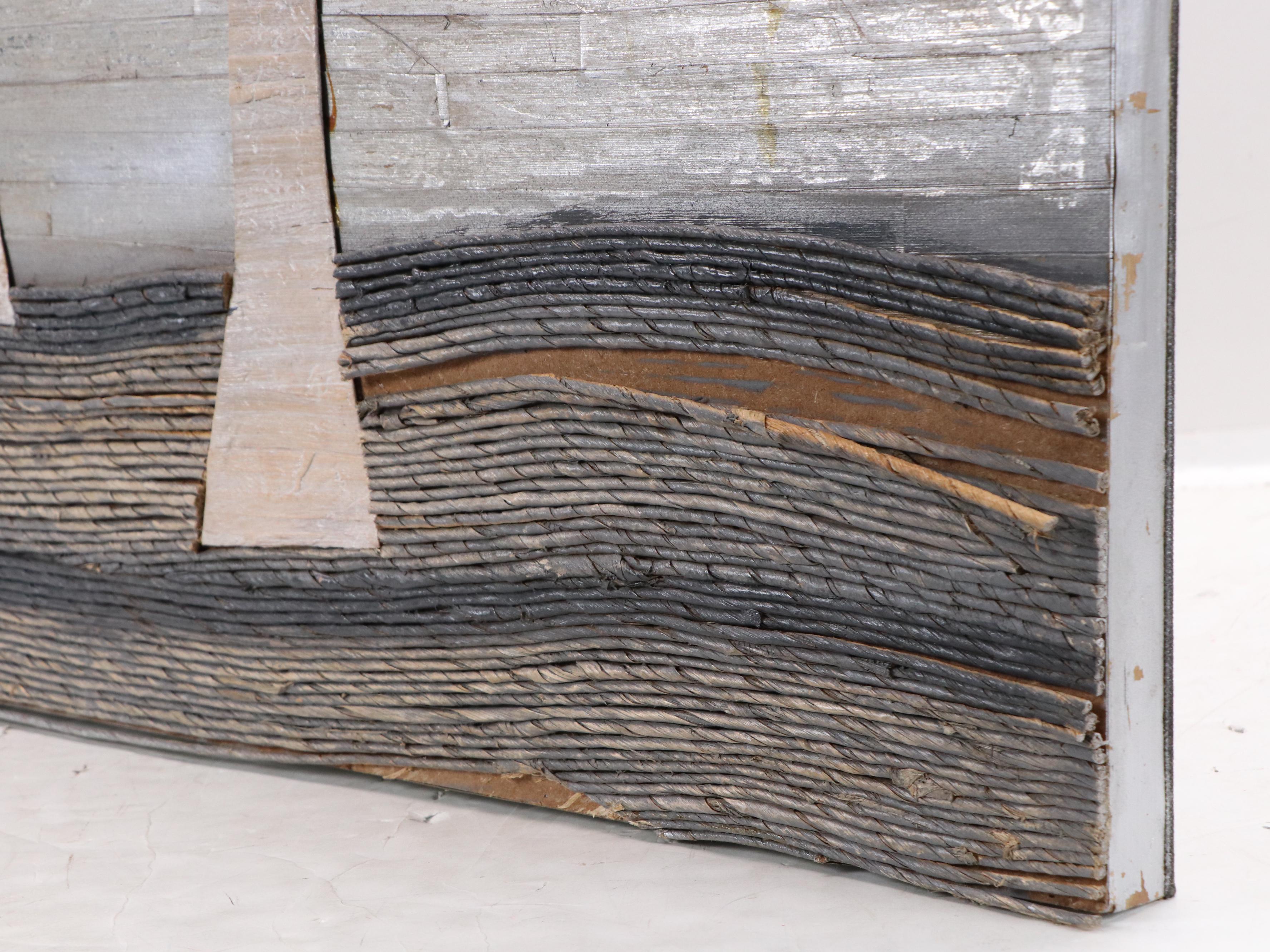 Mixed Media Landscape Wall Panel