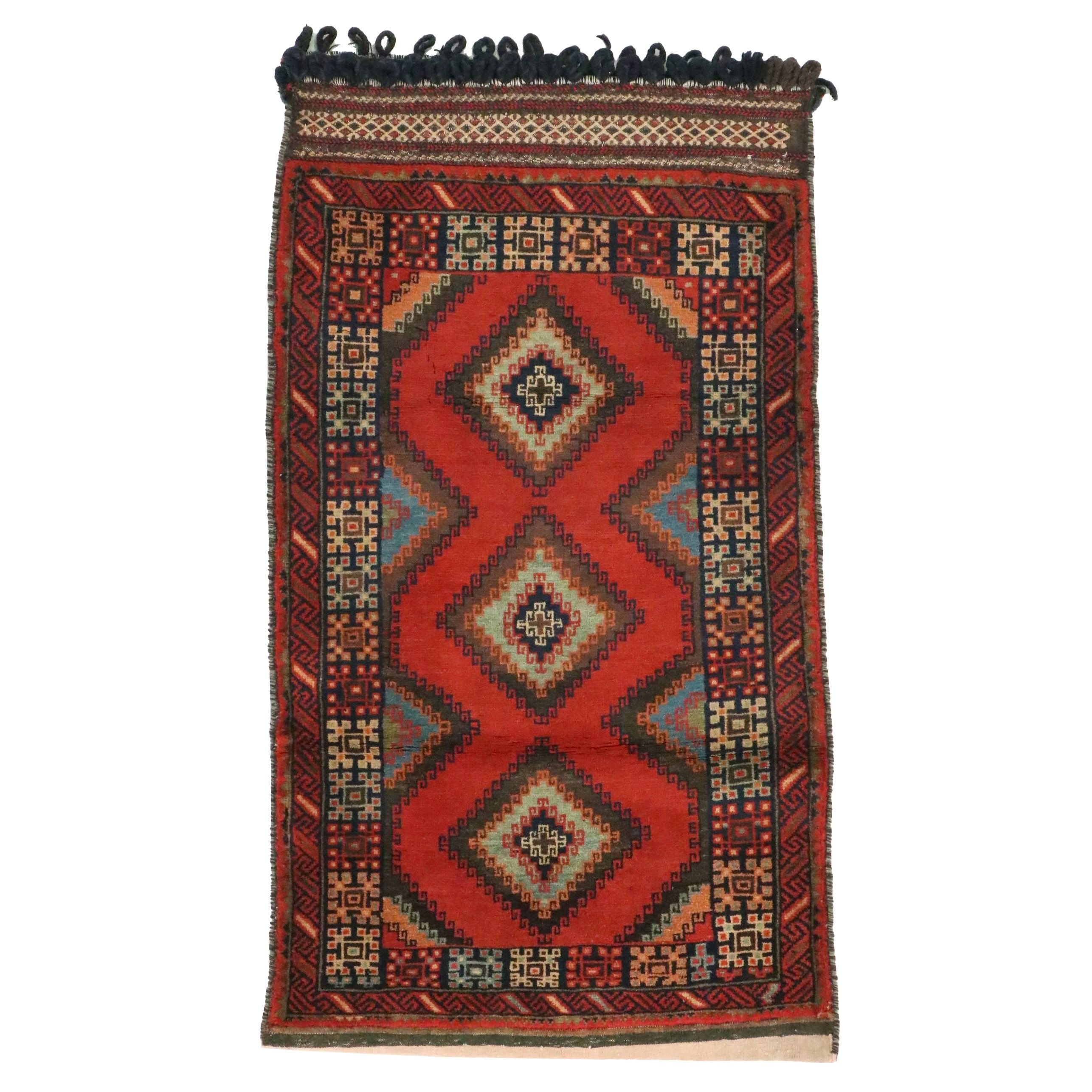 2'3 x 4'1 Hand-Knotted Turkish Bergama Pillow Cover Bag