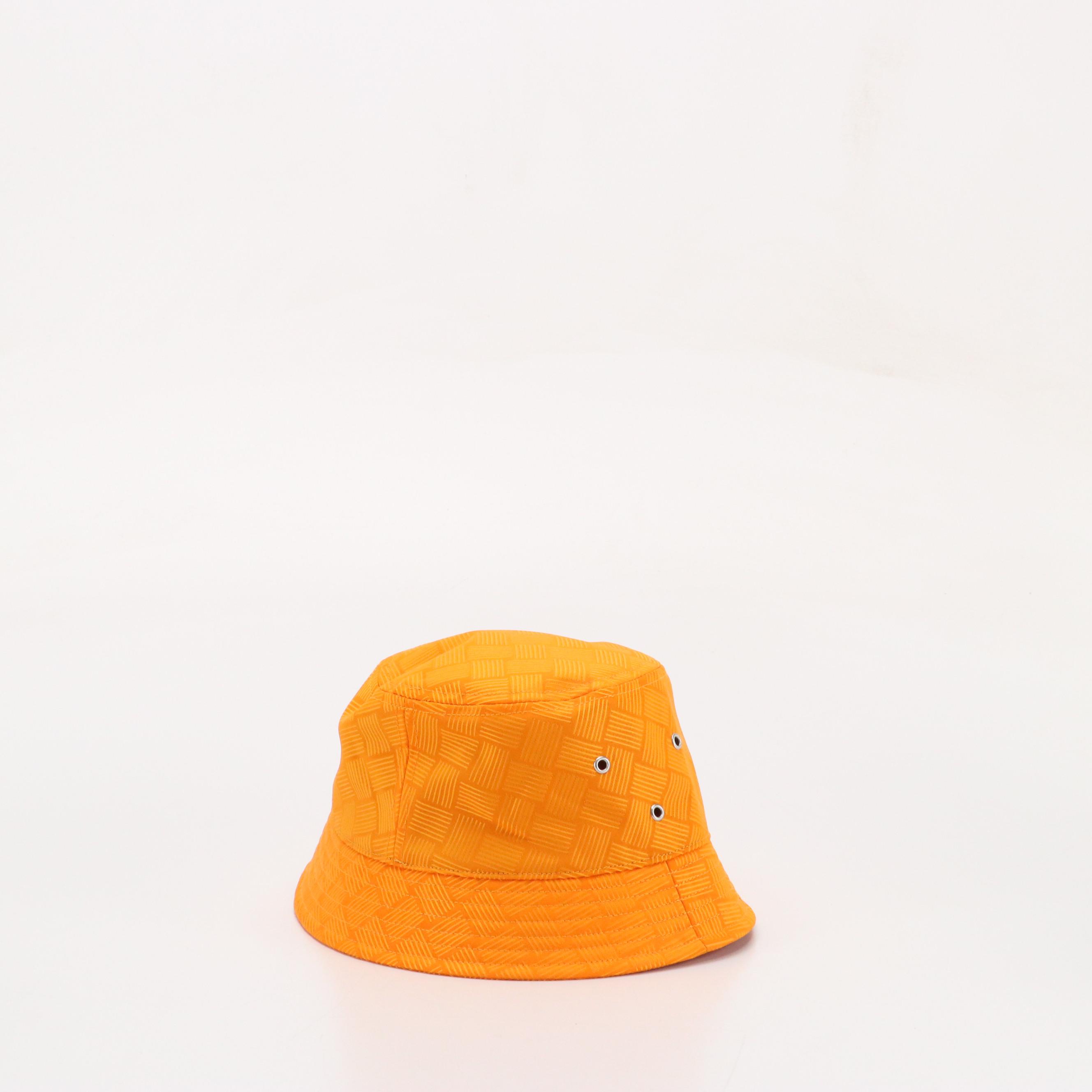 Bottega Veneta Orange Bucket Hat