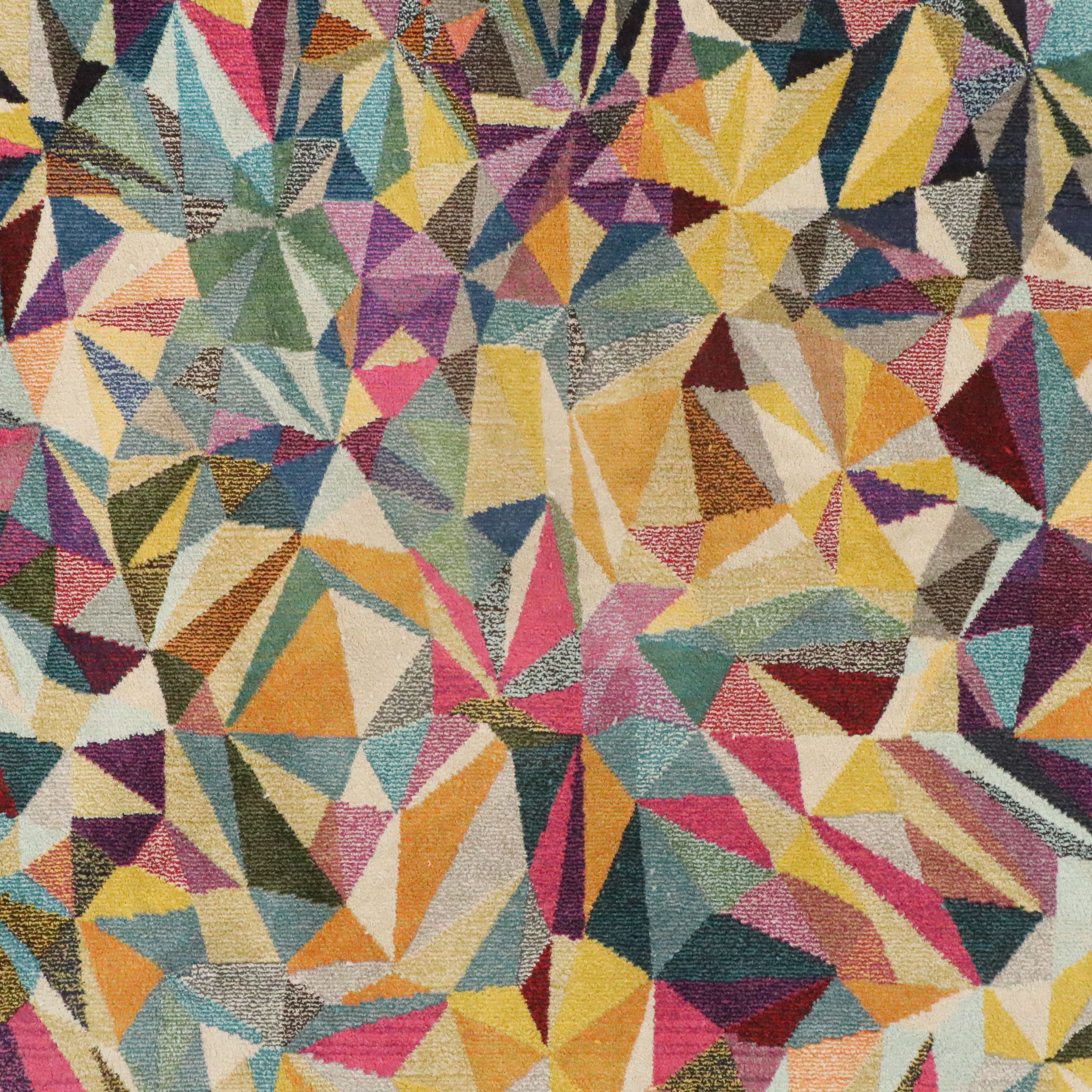 7'8 x 8' Machine Made Unique Loom Casablanca Collection Area Rug