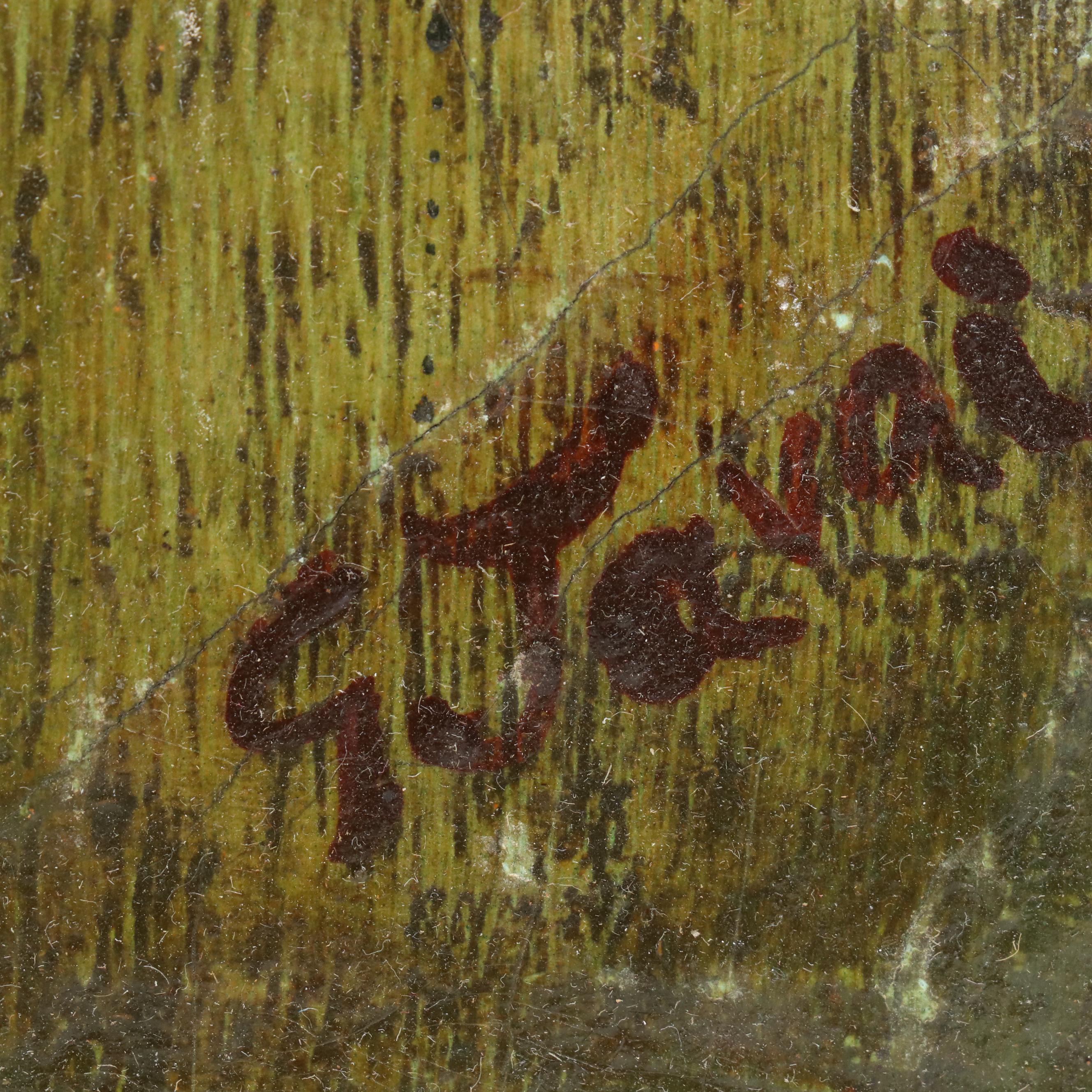 Venetian Canal Scene Mixed Media Painting