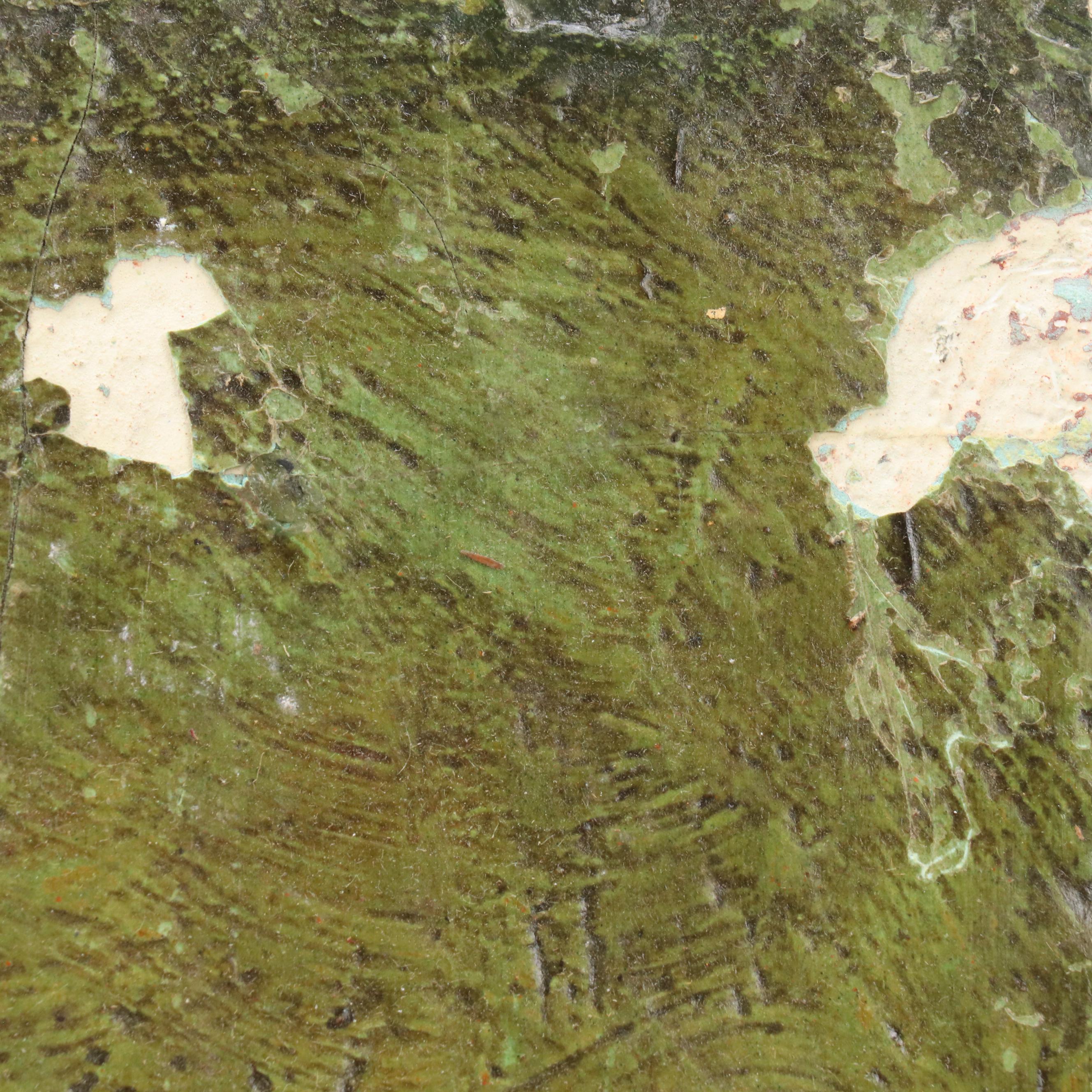 Venetian Canal Scene Mixed Media Painting